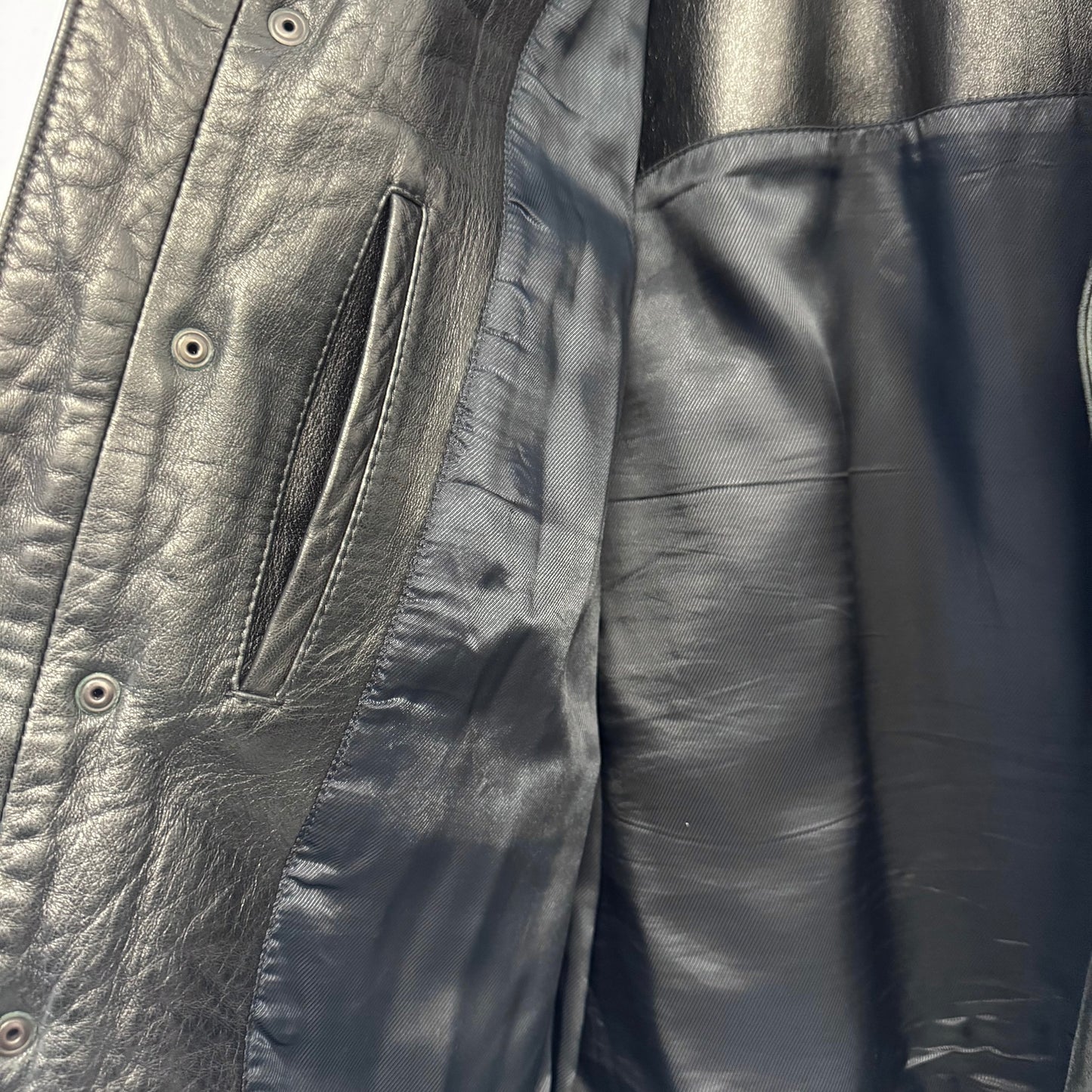 GIVENCHY AW00 Military Multi-Pocket Leather Jacket