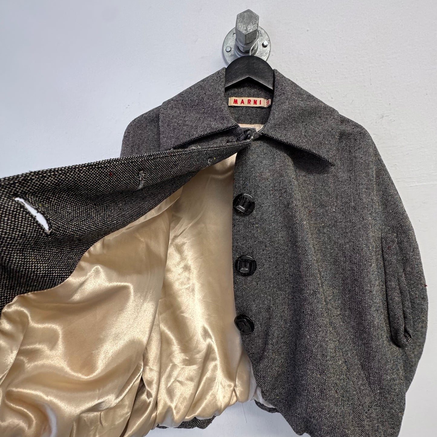 MARNI Wool Cape Coat Jacket