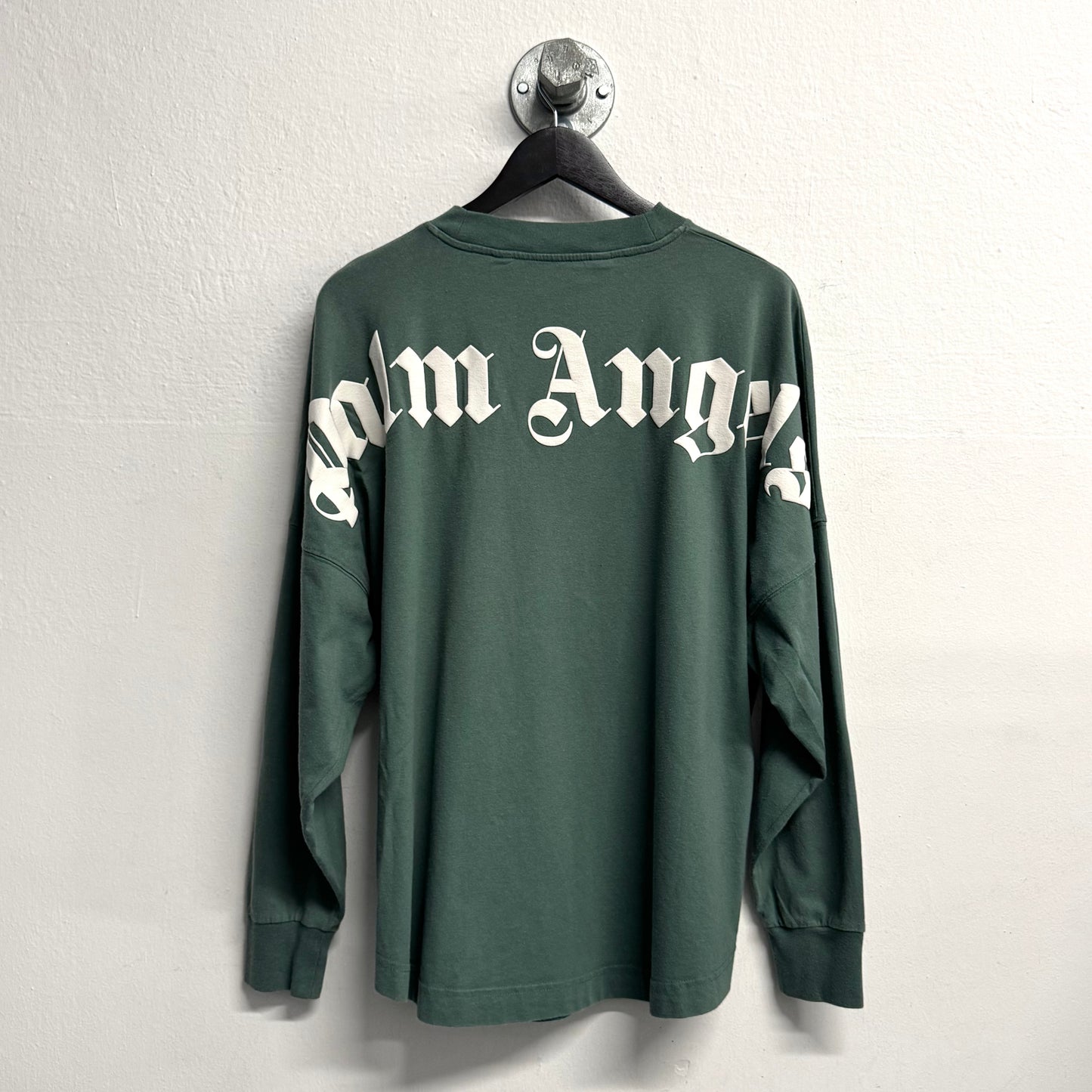 PALM ANGELS Oversized Classic Logo Long Sleeve T-Shirt