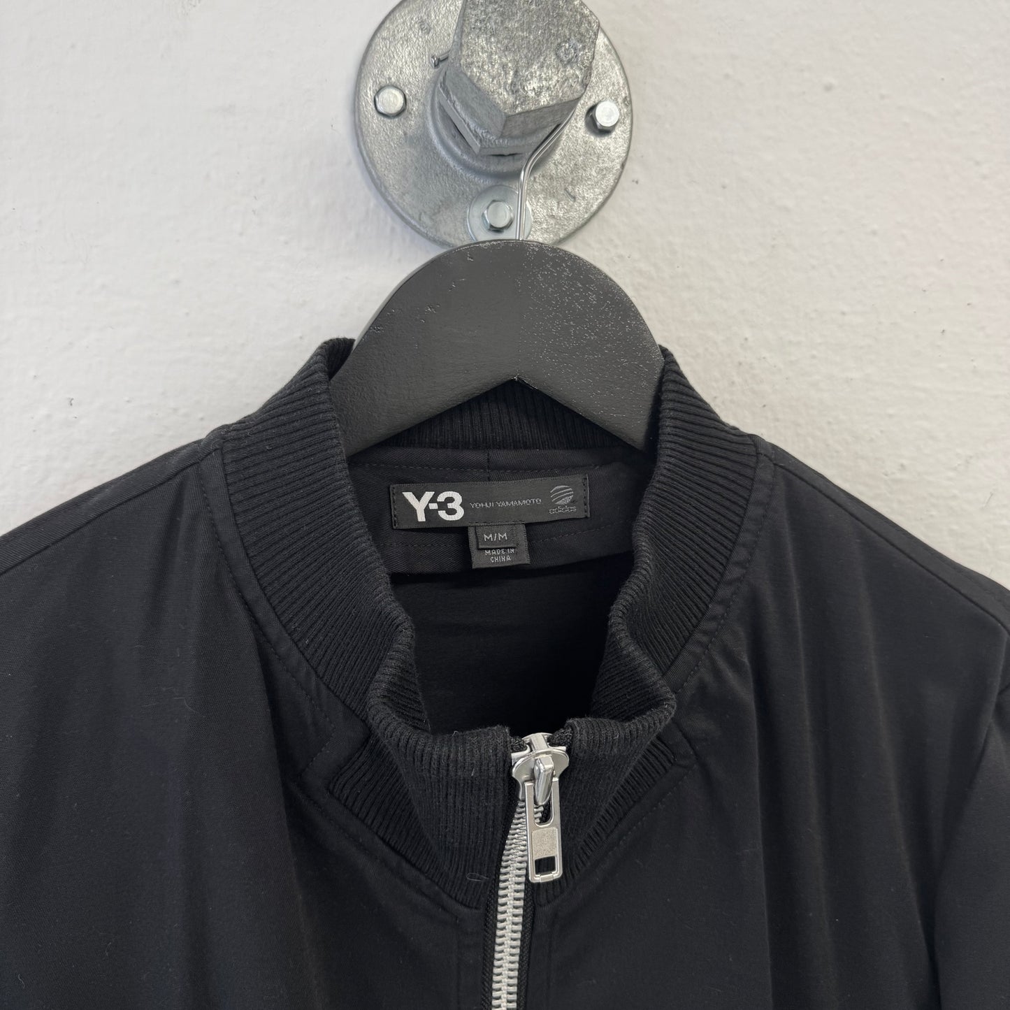 YOHJI YAMAMOTO Y3 Cropped Bomber Jacket