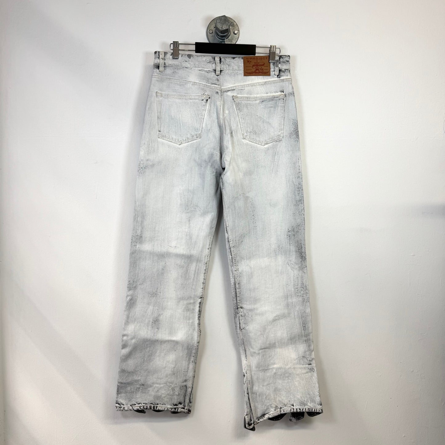 Y/PROJECT SS23 White Panted Denim 32x32 NWT