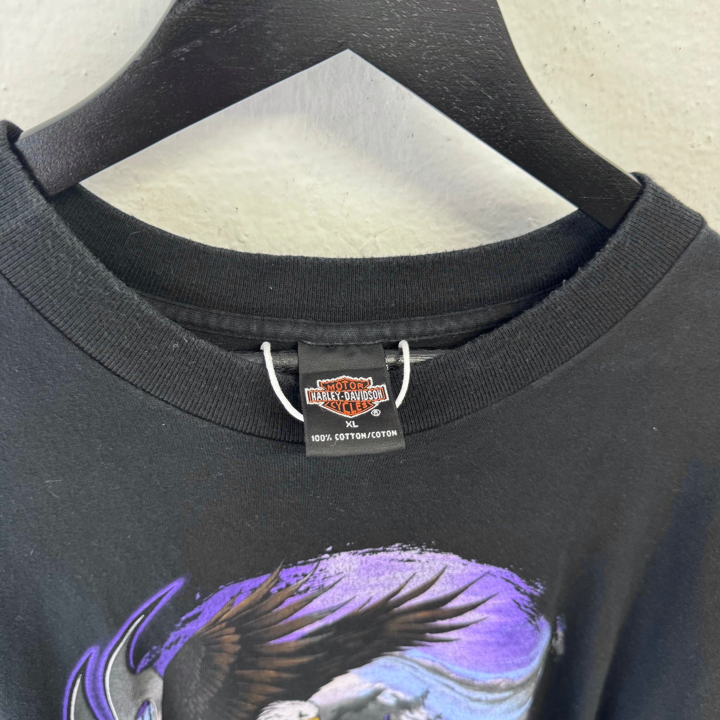 HARLEY DAVIDSON 1996 Single Stitch Holoubek Eagle TShirt
