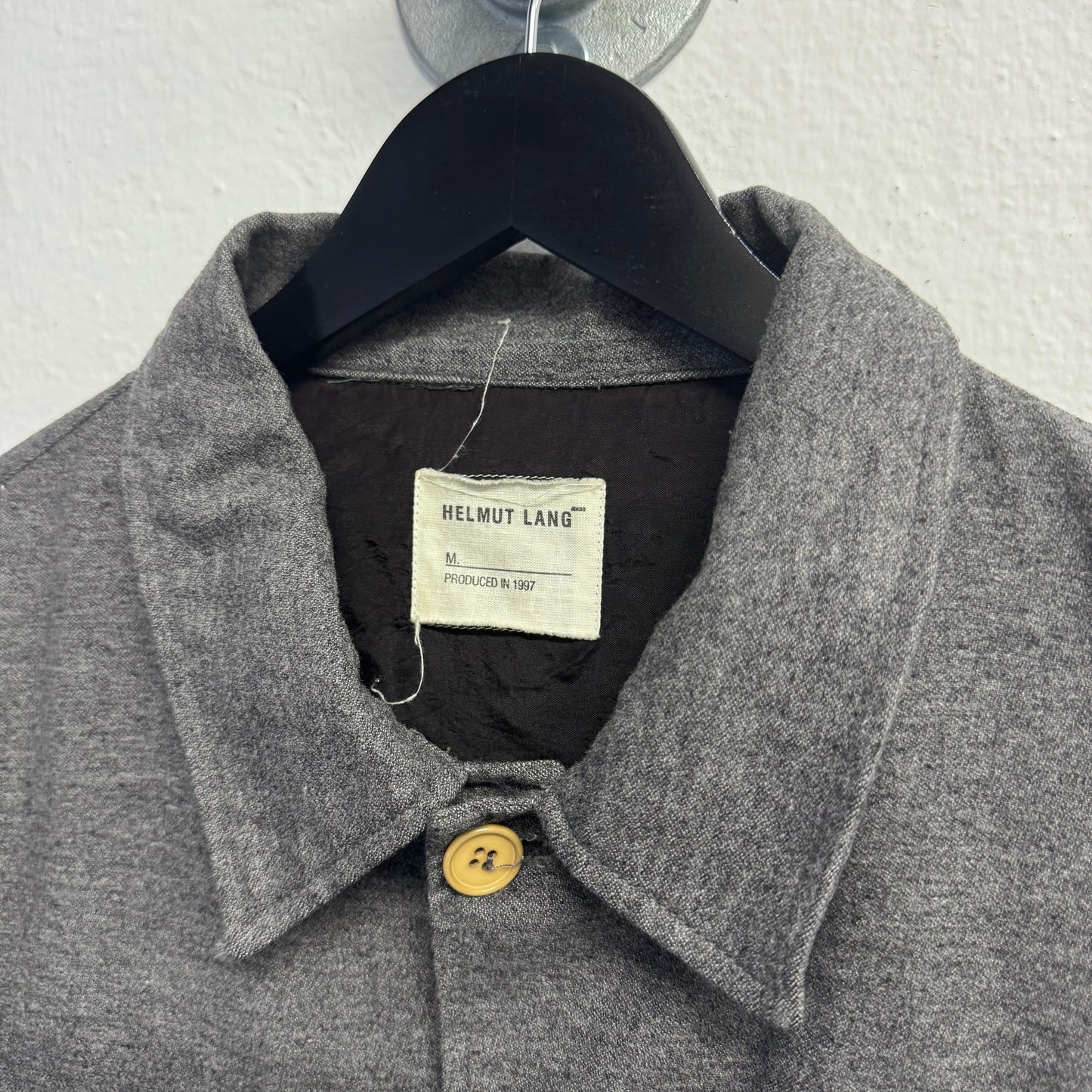 HELMUT LANG 1997 M65 Grey Wool Blend Jacket