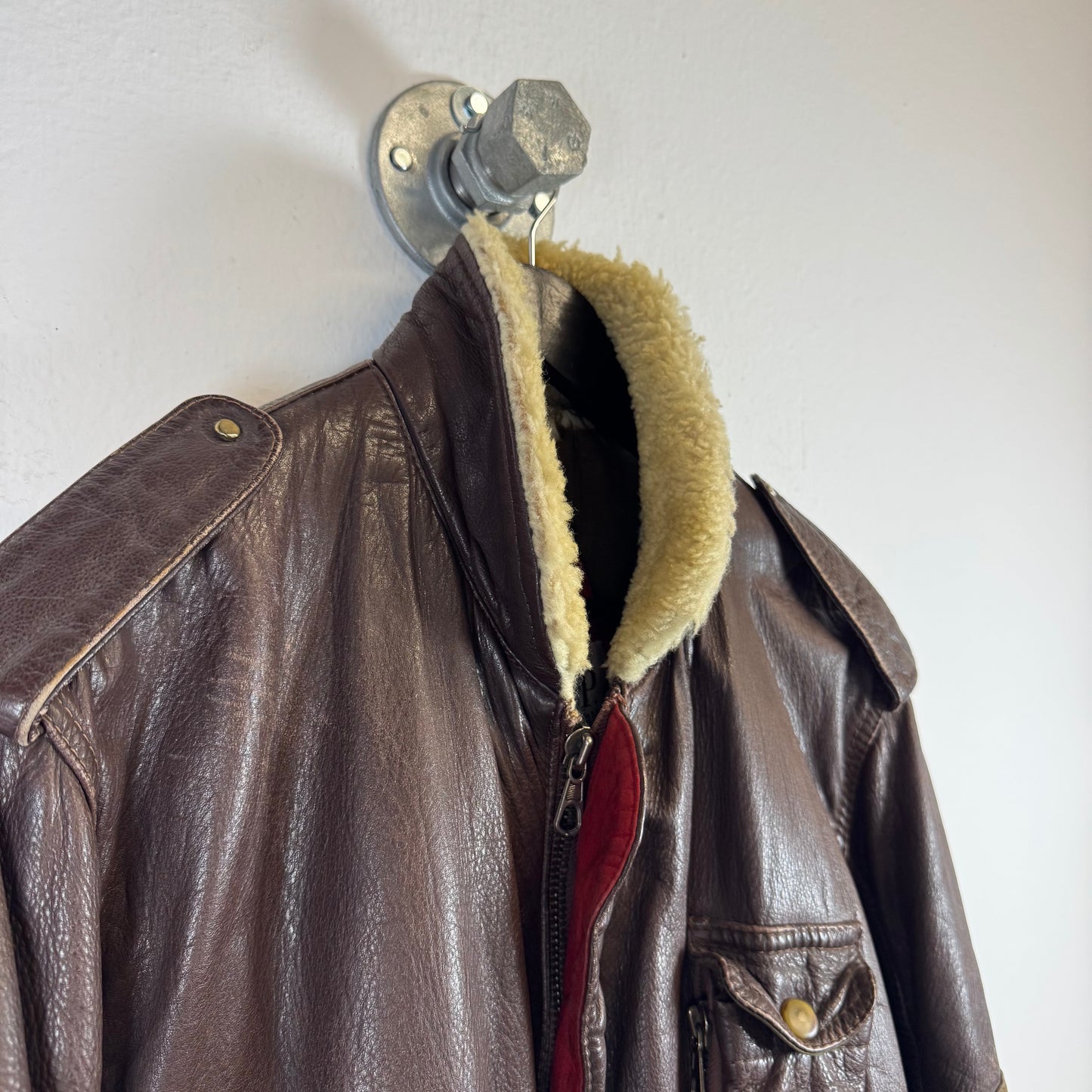 C.P. COMPANY 1980s Dutch Police Leather Jacket