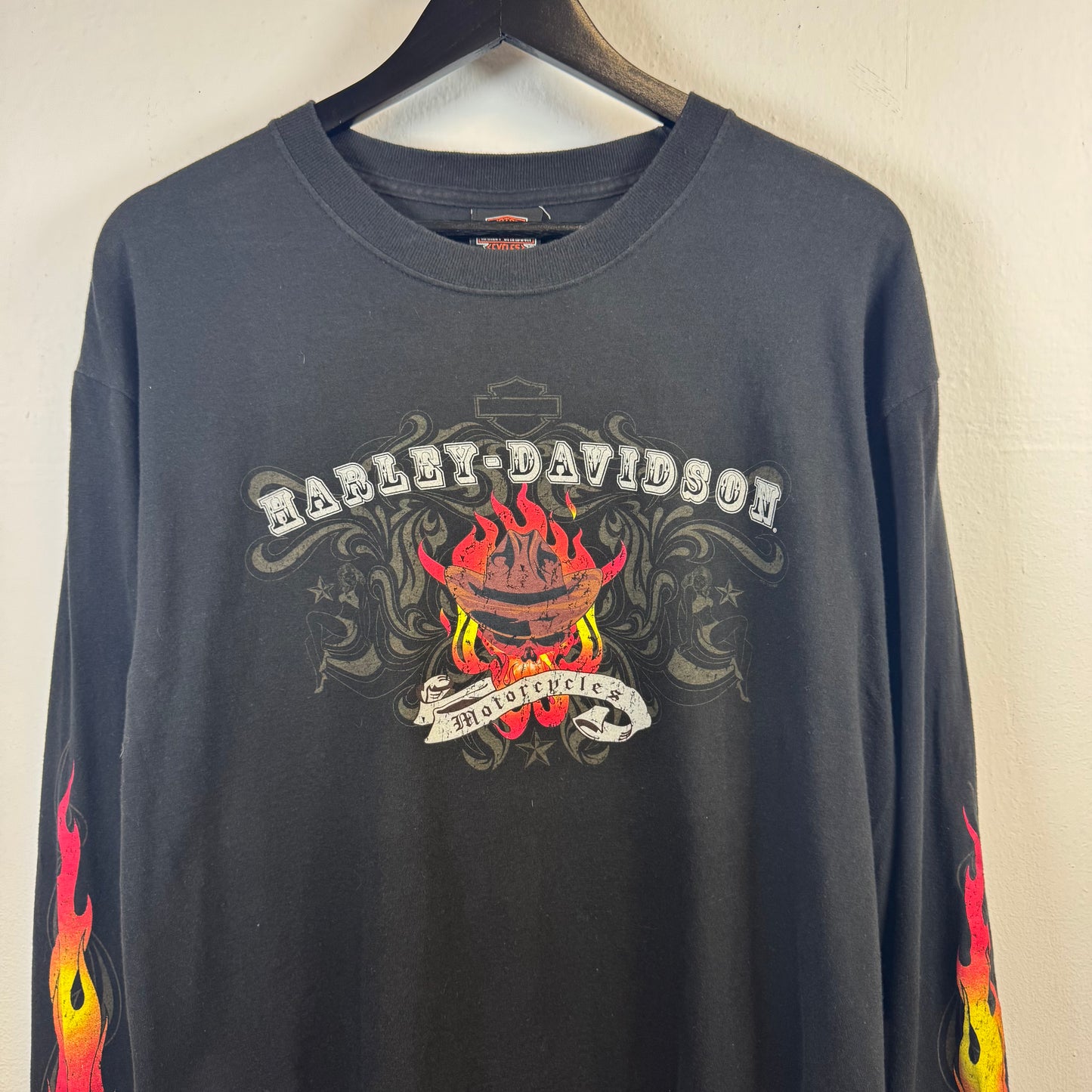 HARLEY DAVIDSON Flame Long Sleeve TShirt