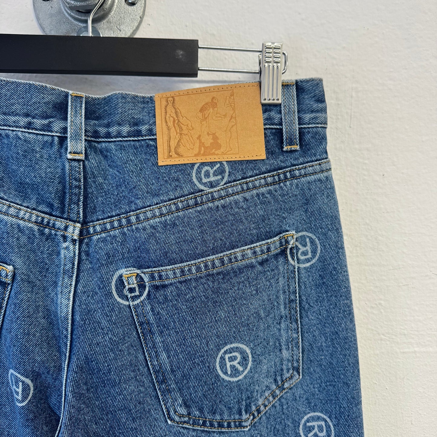MARTINE ROSE Logo Straight Leg