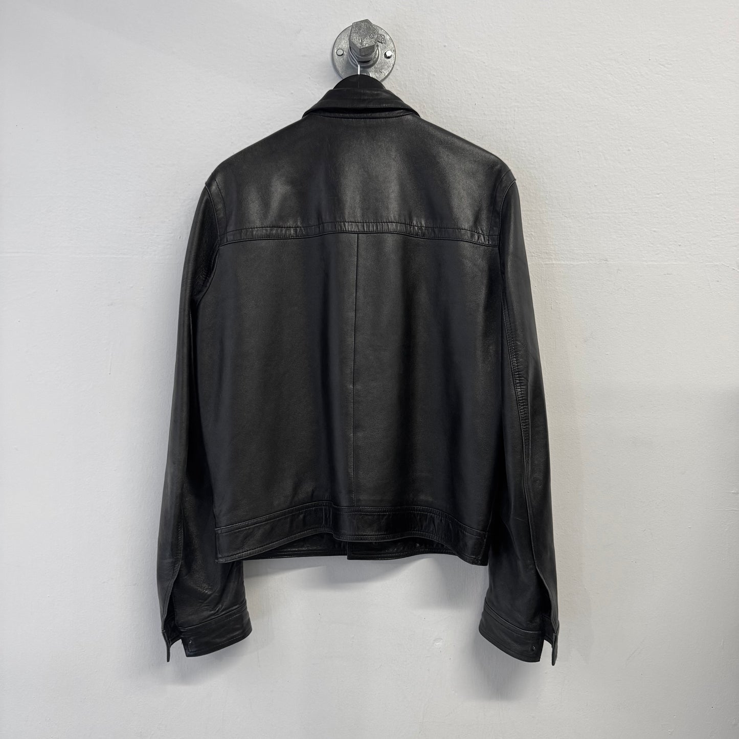 GIVENCHY AW00 Military Multi-Pocket Leather Jacket