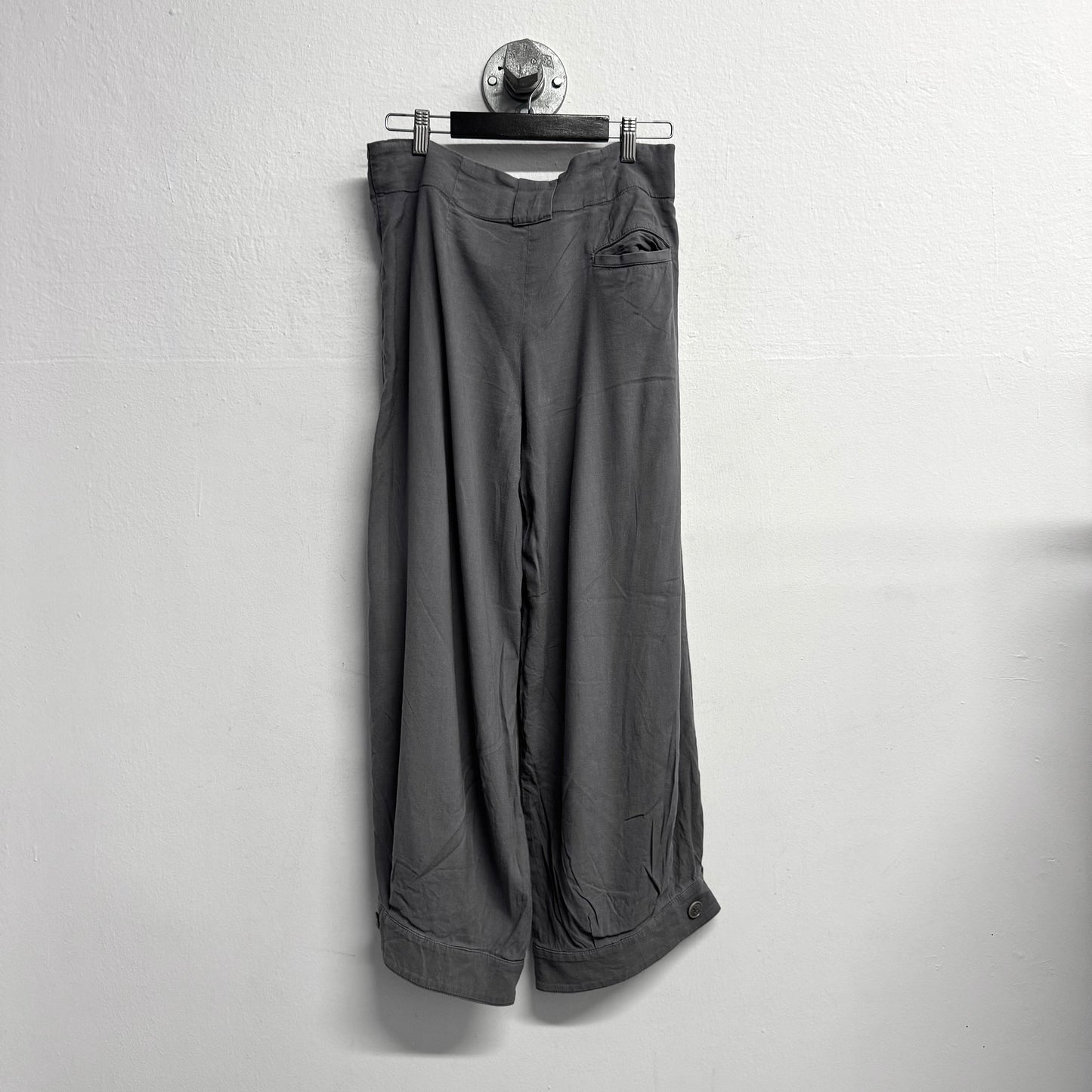 ARMANI Linen Button Cuffs Pants