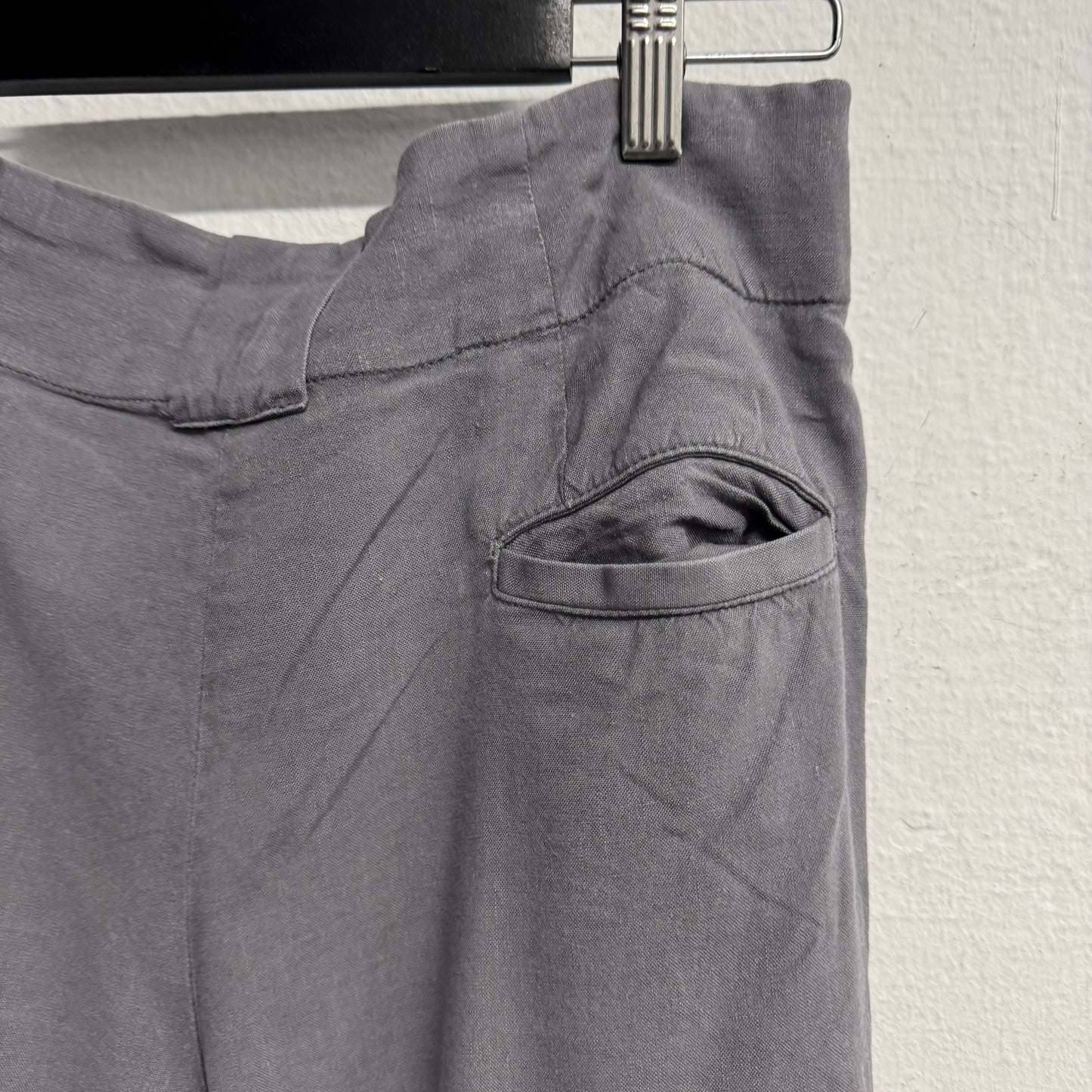 ARMANI Linen Button Cuffs Pants