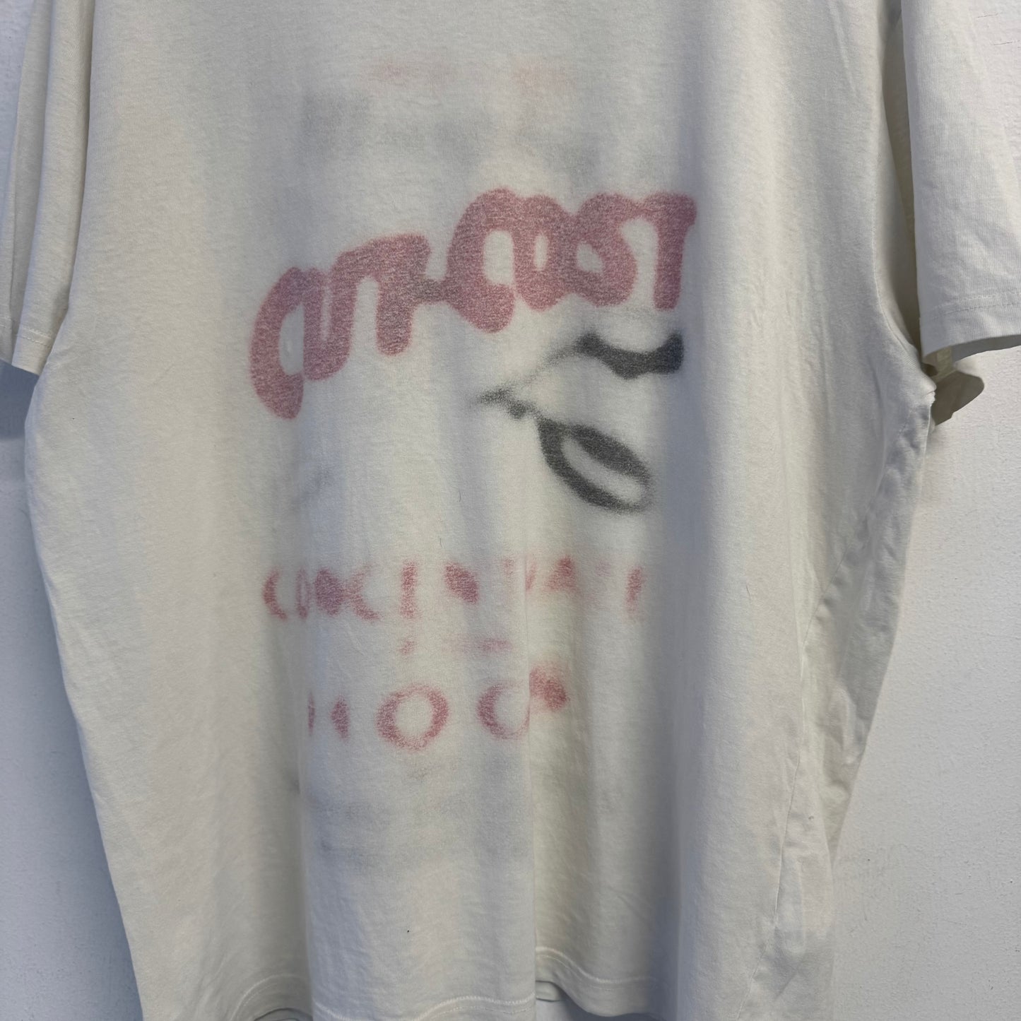 OUR LEGACY New Box 'Cut Cost' Graphic TShirt