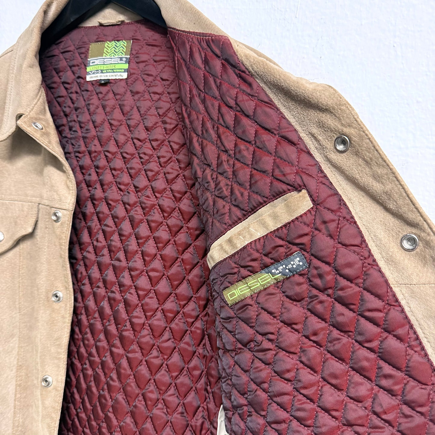 DIESEL Suede Leather Western Jacket