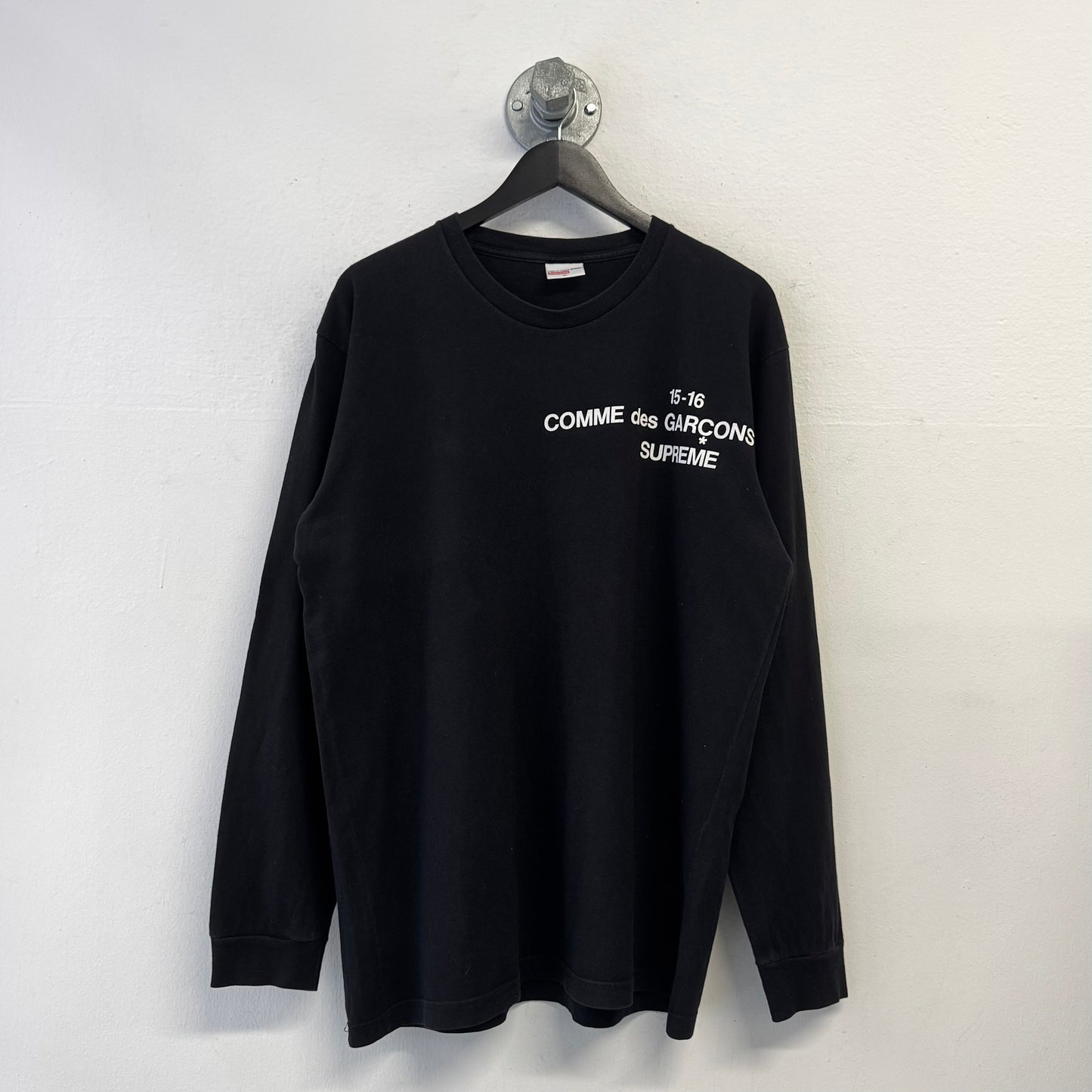 COMME DES GARÇONS X SUPREME AW15 Long Sleeve T-Shirt