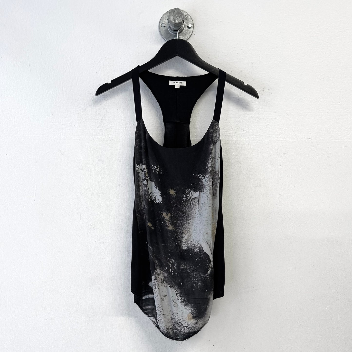 HELMUT LANG Silk Graphic Tank Top