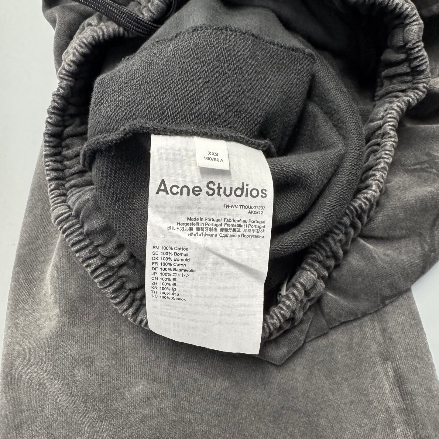 ACNE STUDIOS Felin Cotton Wide-Leg Sweat Pants