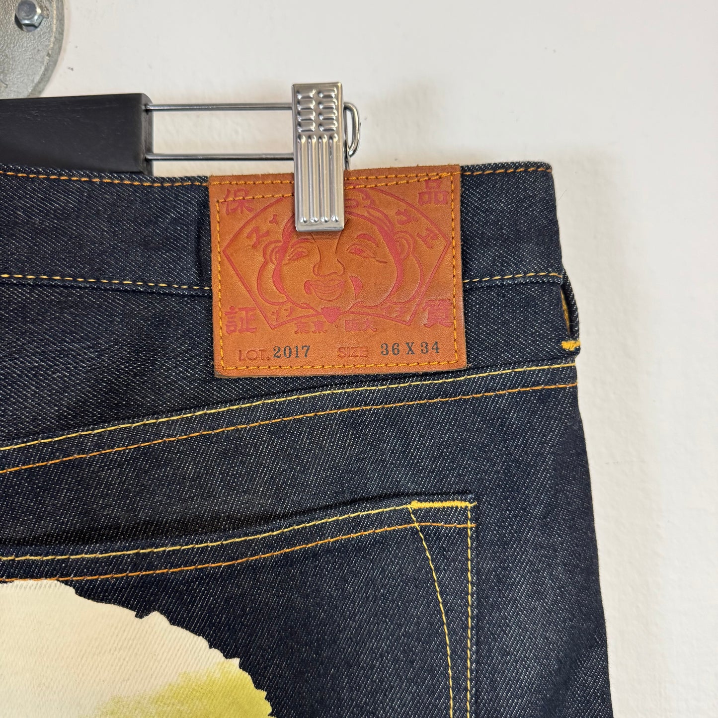 EVISU Raw Selvedge Denim 38x31