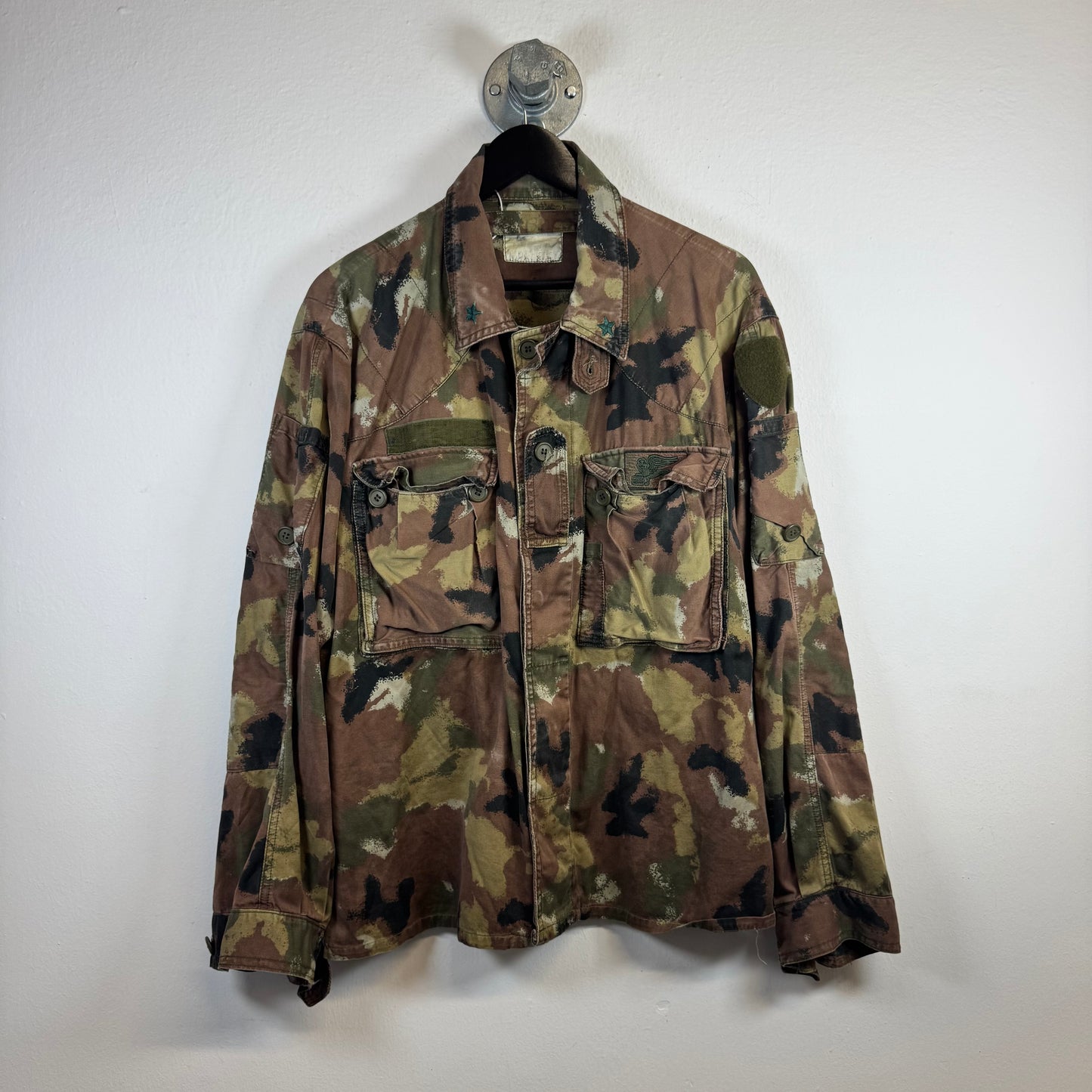 Vintage Italian Camo Military Jacket