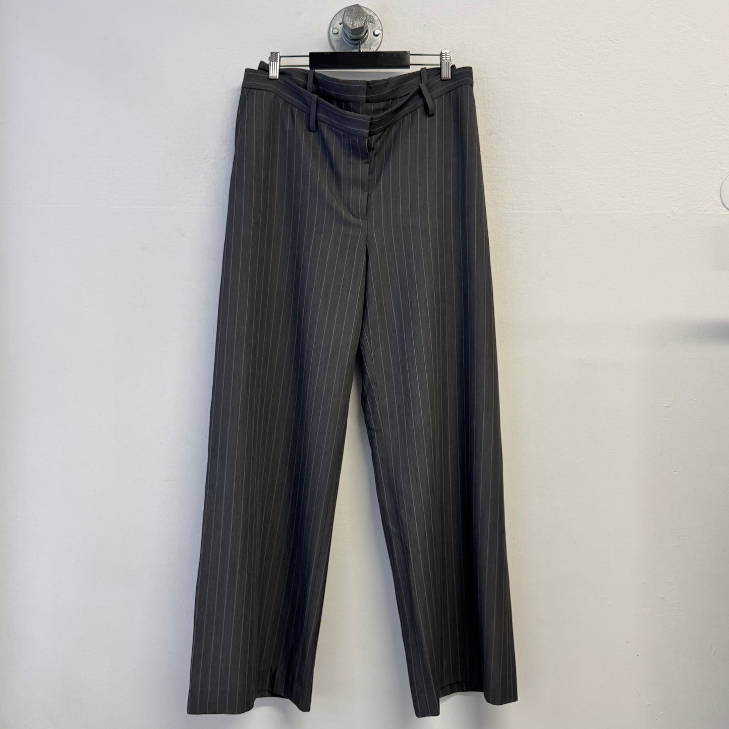 ACNE STUDIOS AW24 Plave Pinstripe Wide Leg Pants