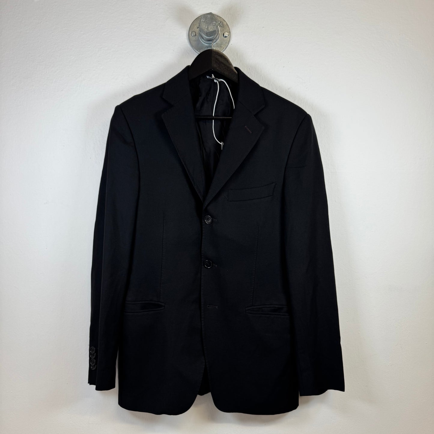 Vintage Black Wool Blazer
