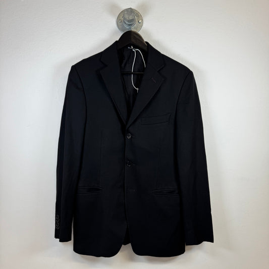 Vintage Black Wool Blazer