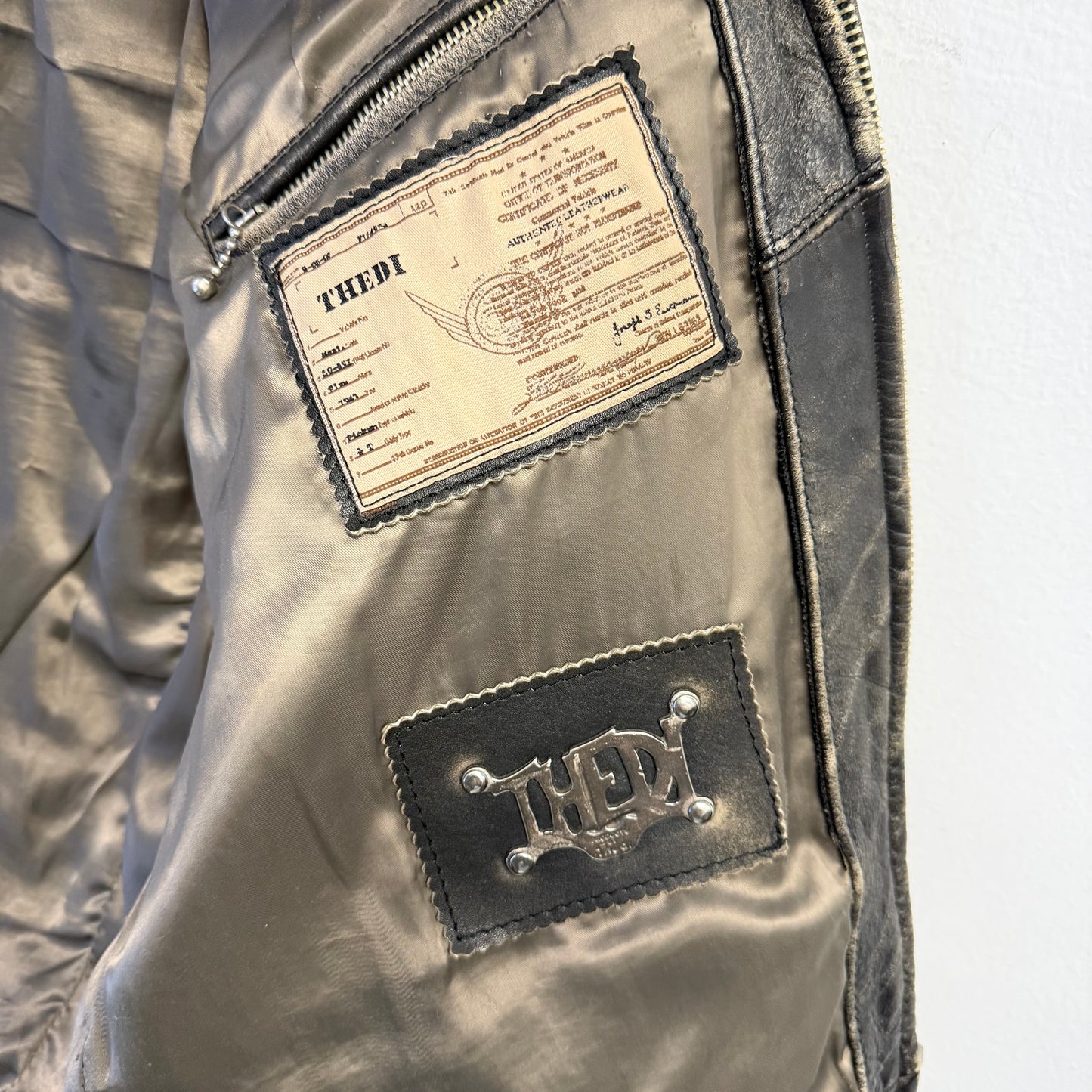 THEDI LEATHERS Vintage Aviator Jacket