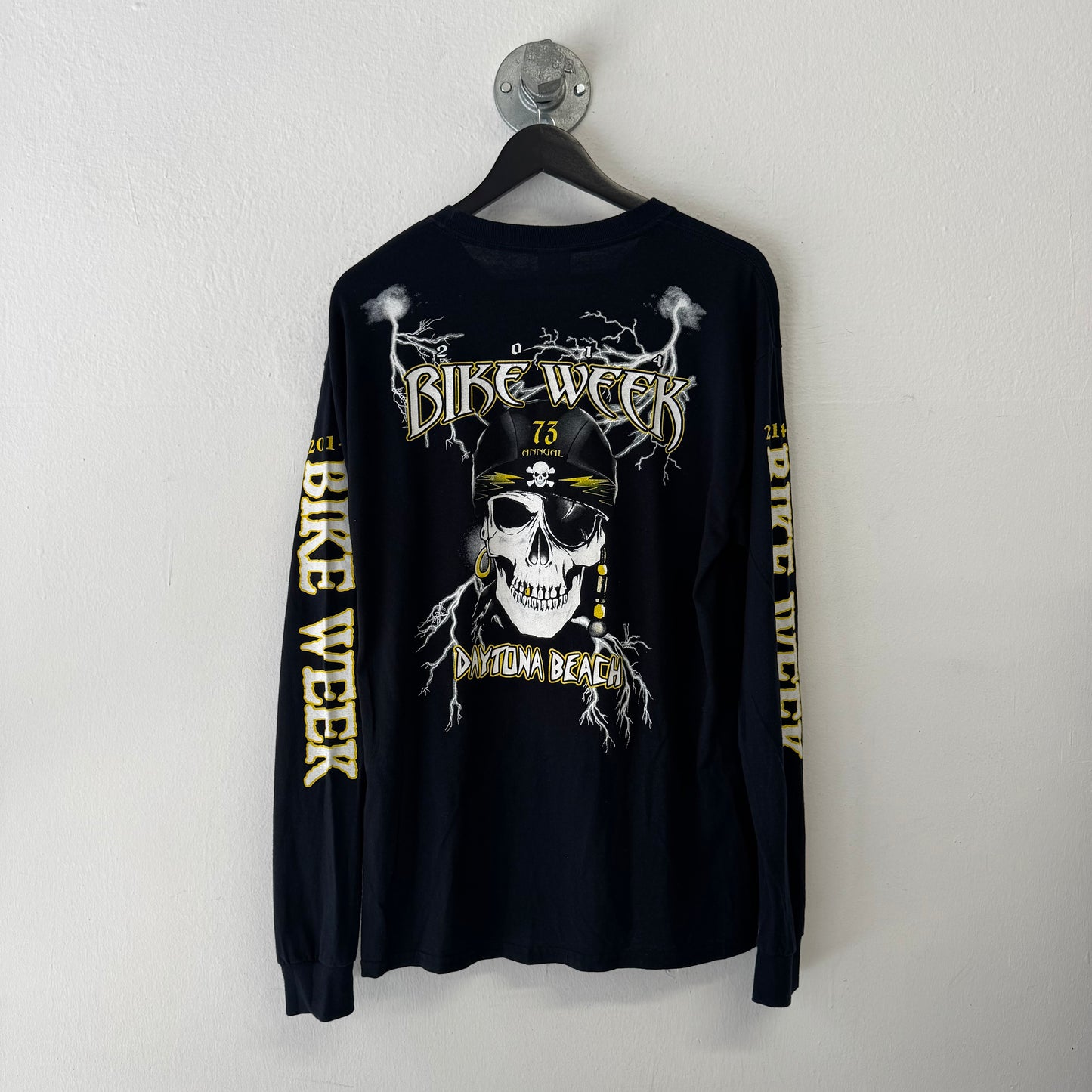 BIKE WEEK 2014 Thunder Skull Long Sleeve TShirt