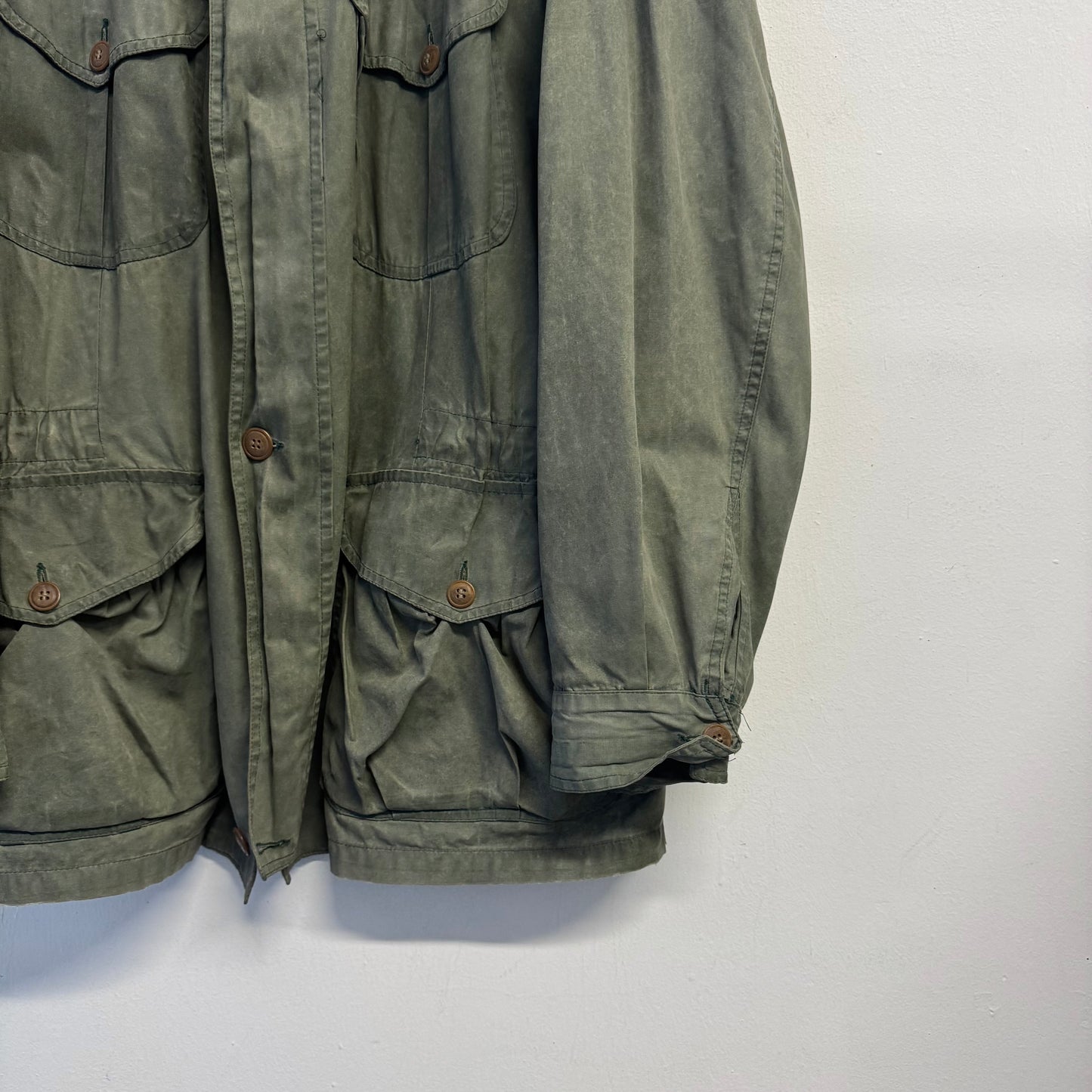 MARLBORO CLASSICS Leather Collar Work Light Jacket