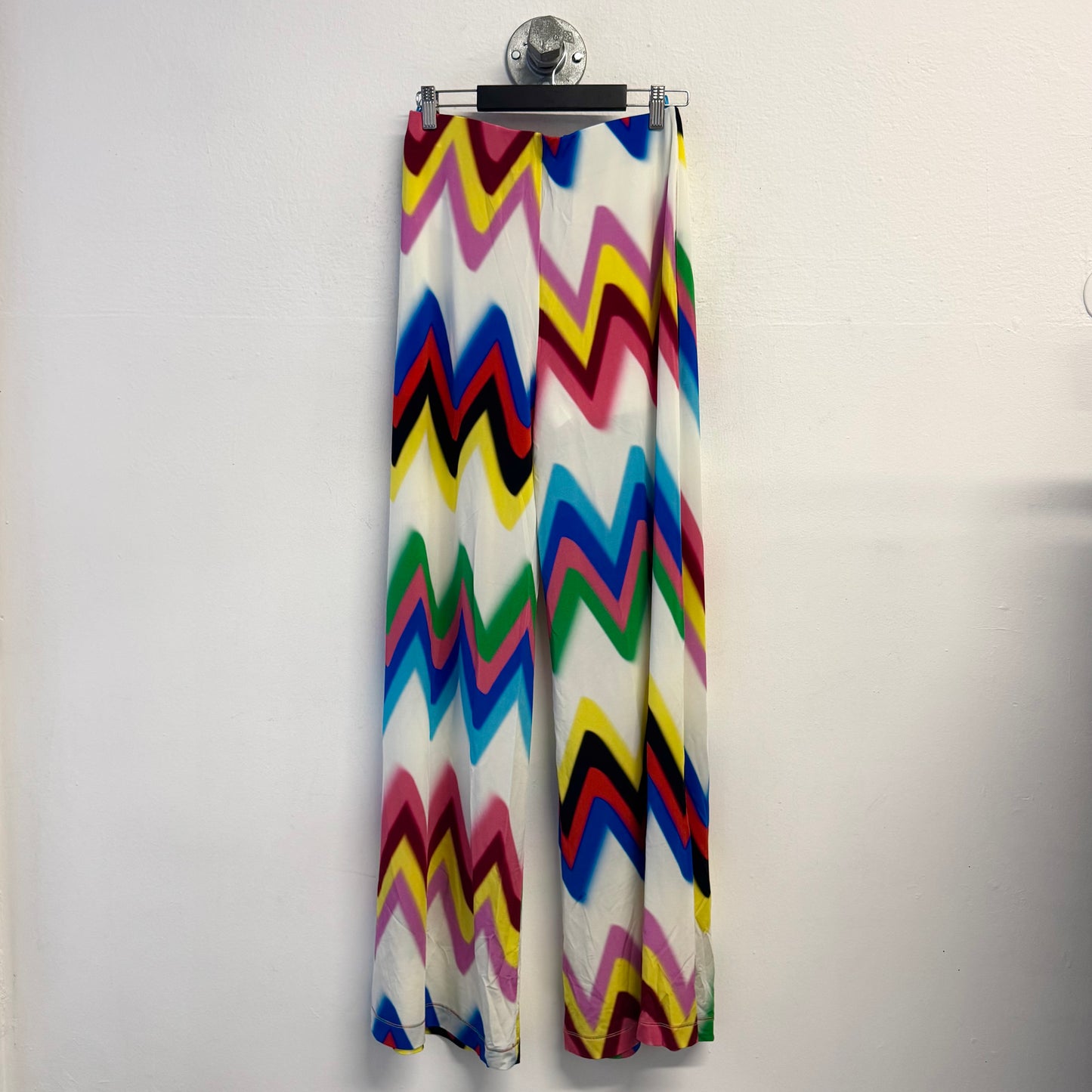 MISSONI Wide Leg Zig Zag Pattern Pants M NWT