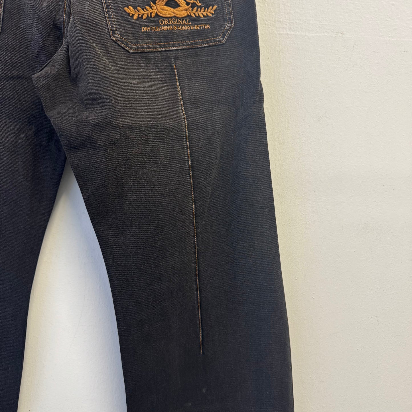 Y/PROJECT SS23 Black Faded Jeans