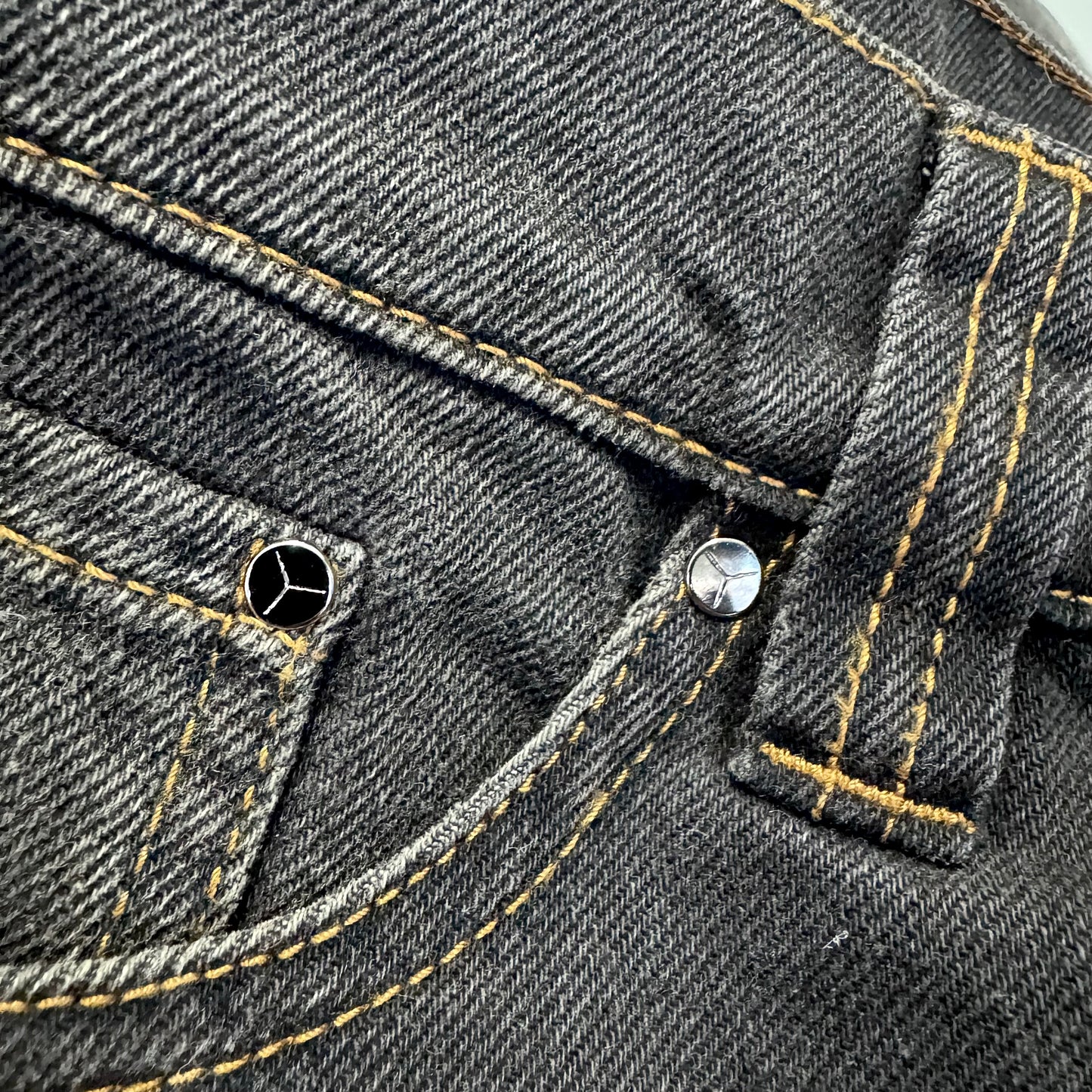 Y/PROJECT SS23 Black Faded Jeans