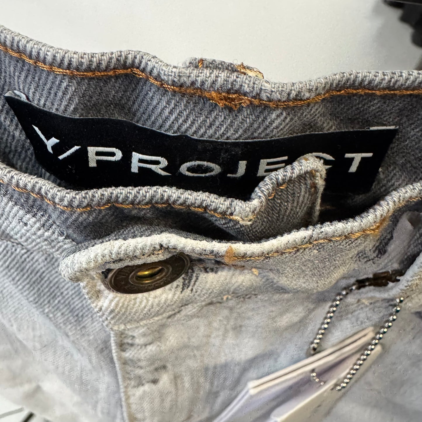 Y/PROJECT SS23 White Panted Denim 32x32 NWT