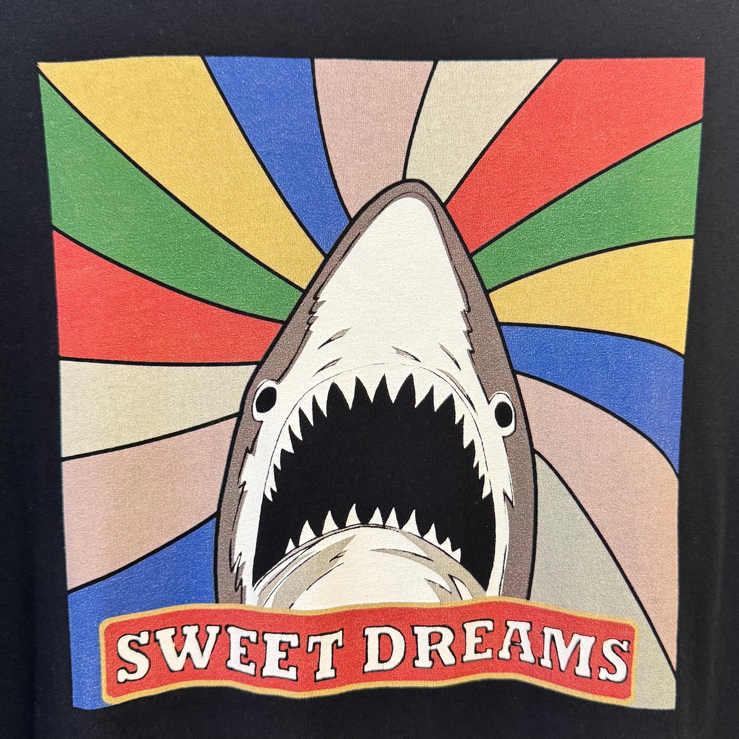 SAINT LAURENT PARIS Sweet Dreams Shark Oversized TShirt