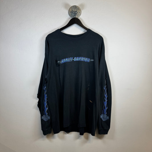 HARLEY DAVIDSON Thrashed Flame Long Sleeve