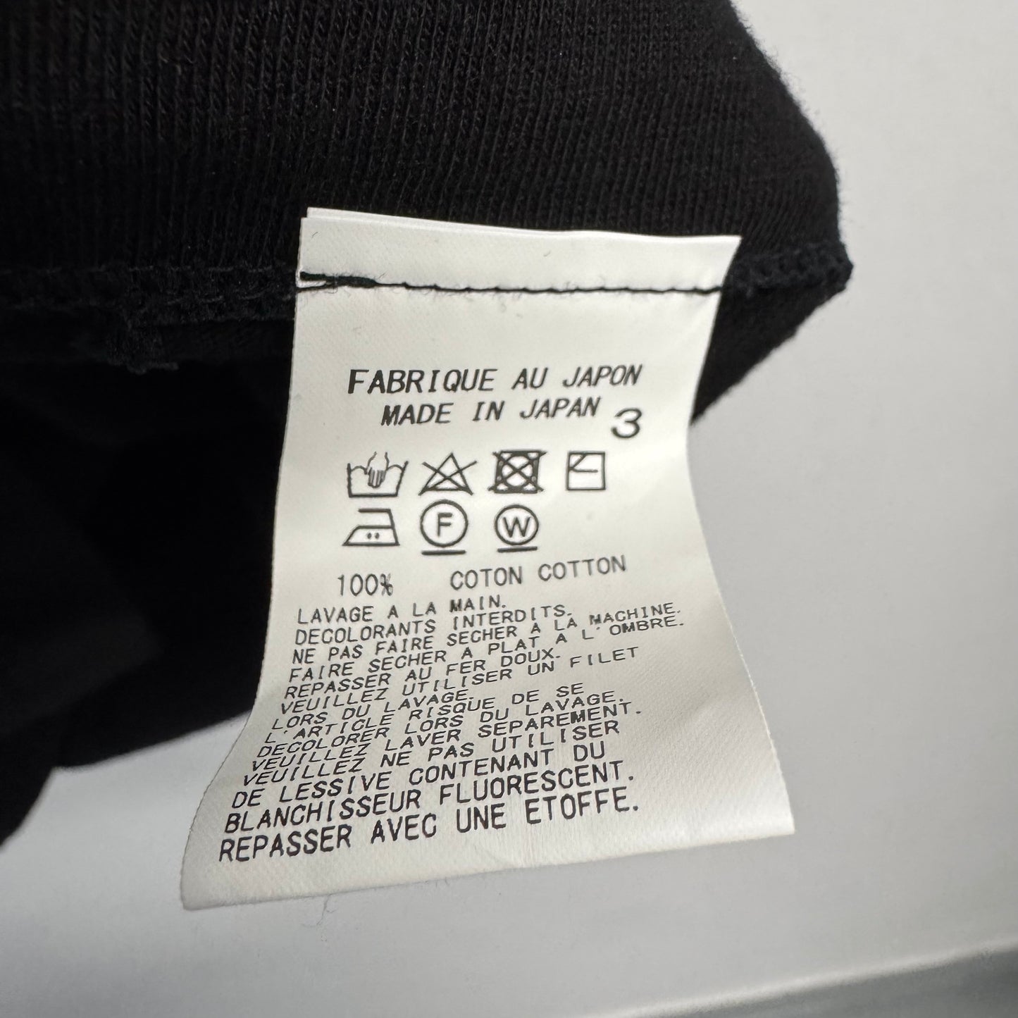 YOHJI YAMAMOTO Wildside Black Tshirt