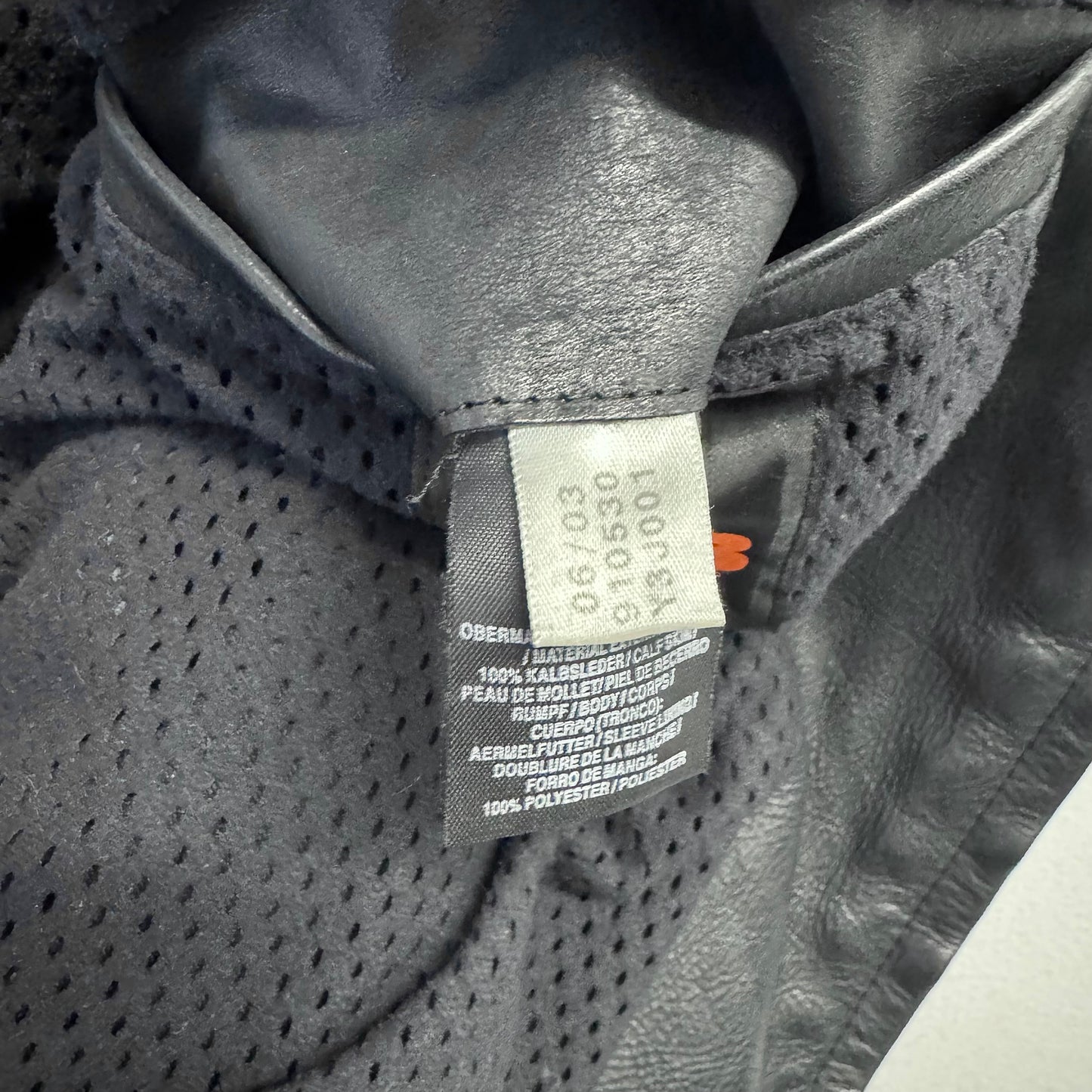 YOHJI YAMAMOTO Y-3 2003 Racing Motorcycle Leather Jacket