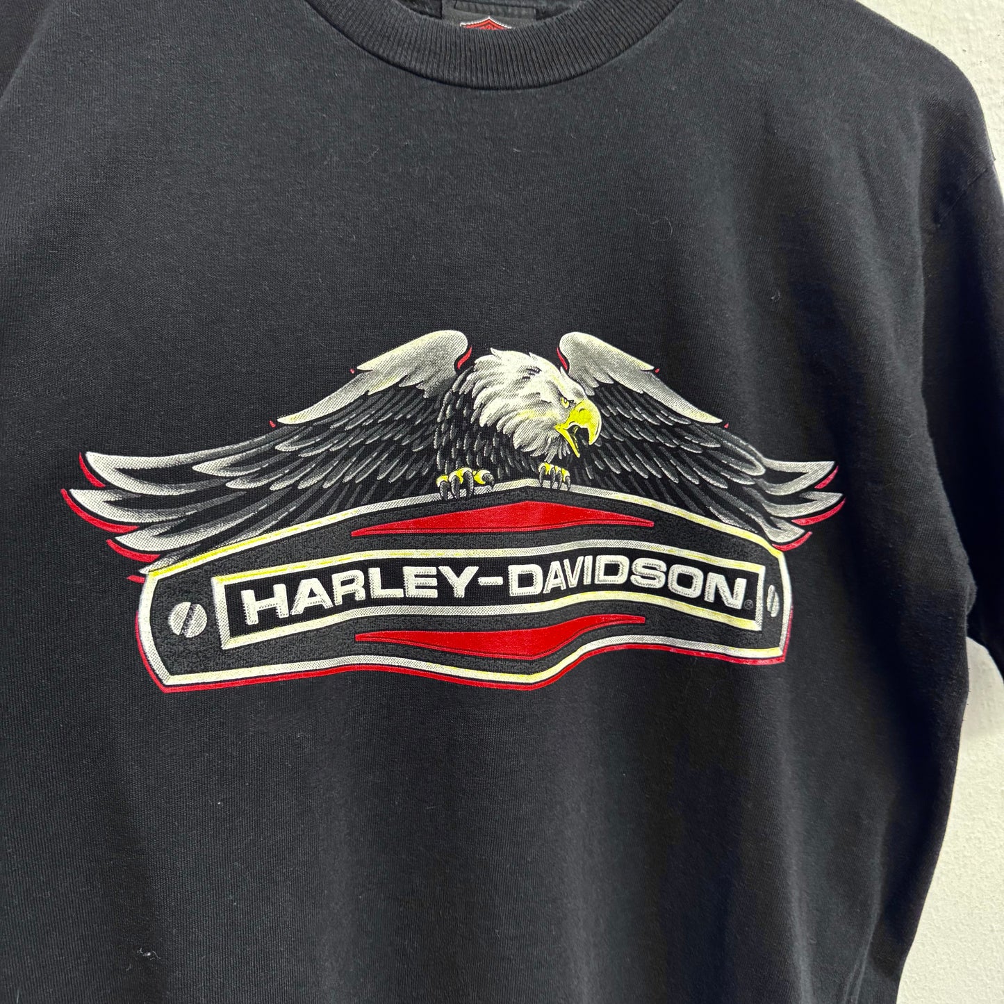 HARLEY DAVIDSON 90s Single Stitch Ultraviolet Eagle TShirt