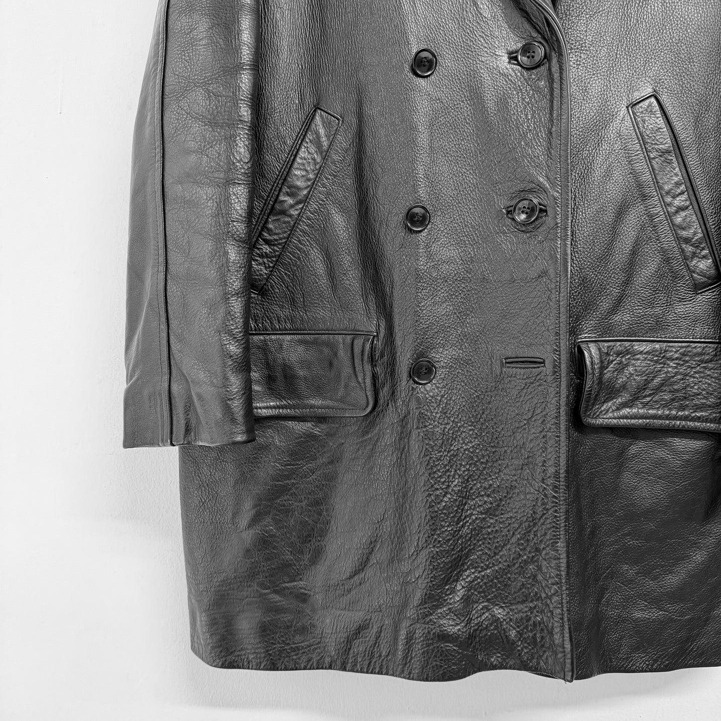 KATHARINE HAMNETT Peacoat Leather Jacket