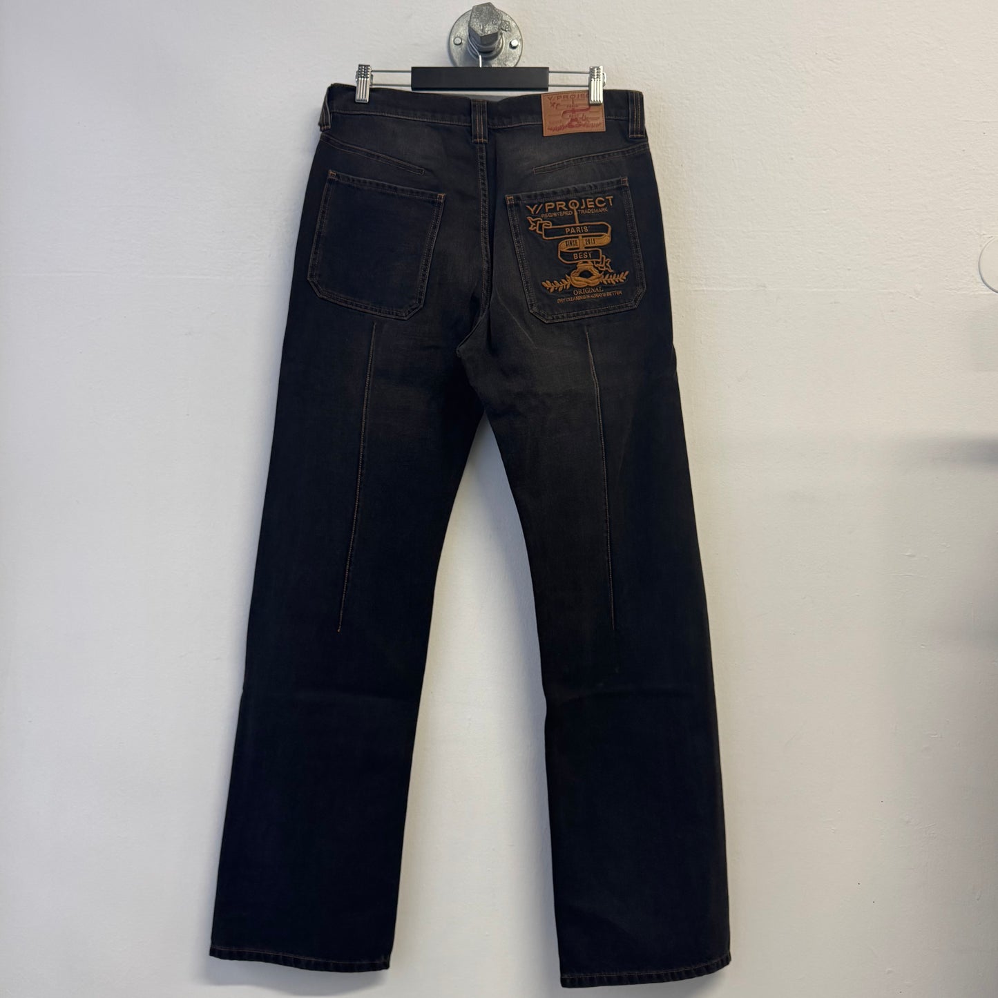 Y/PROJECT SS23 Black Faded Jeans