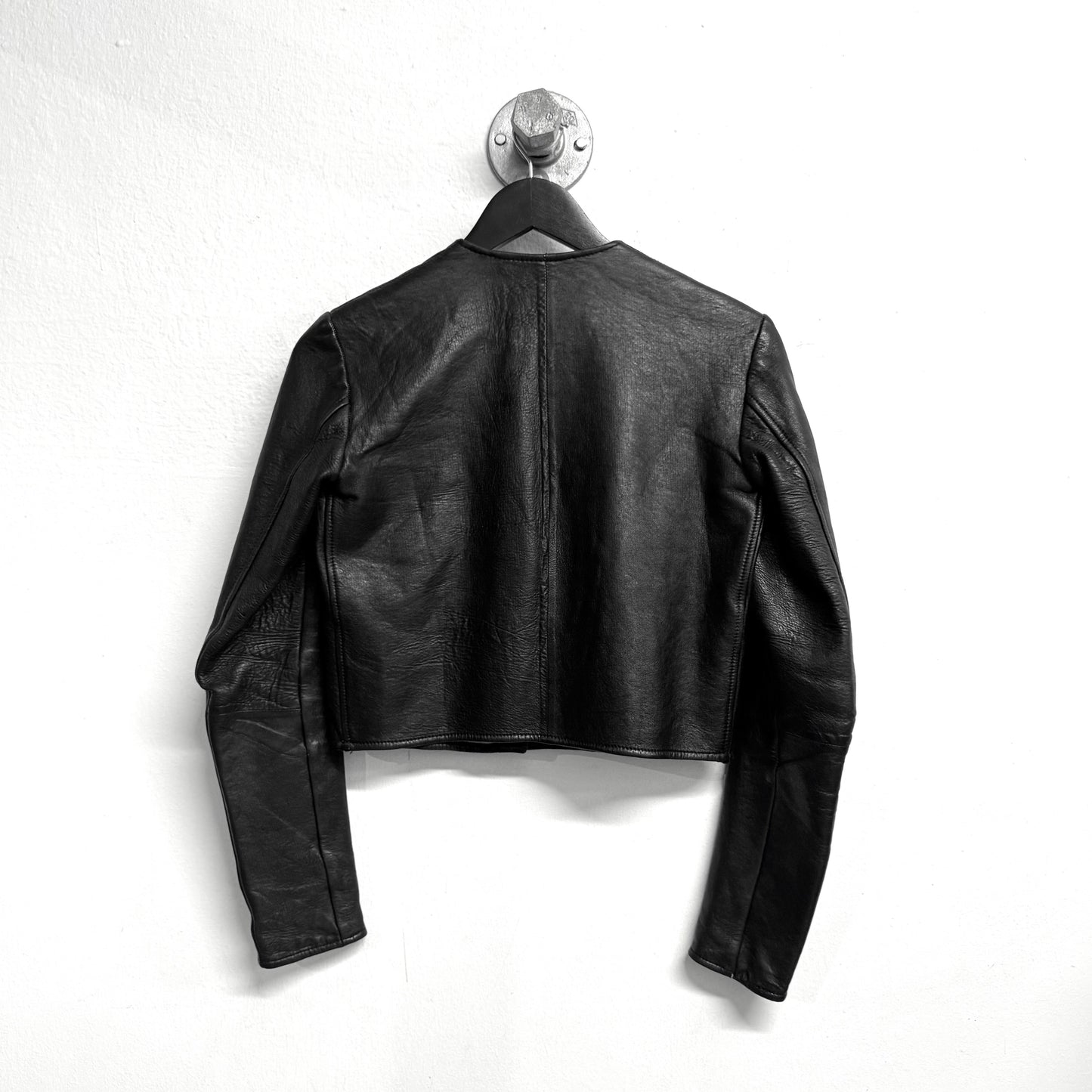DIRK BIKKEMBERGS Perfecto Cropped Motorcycle Leather Jacket
