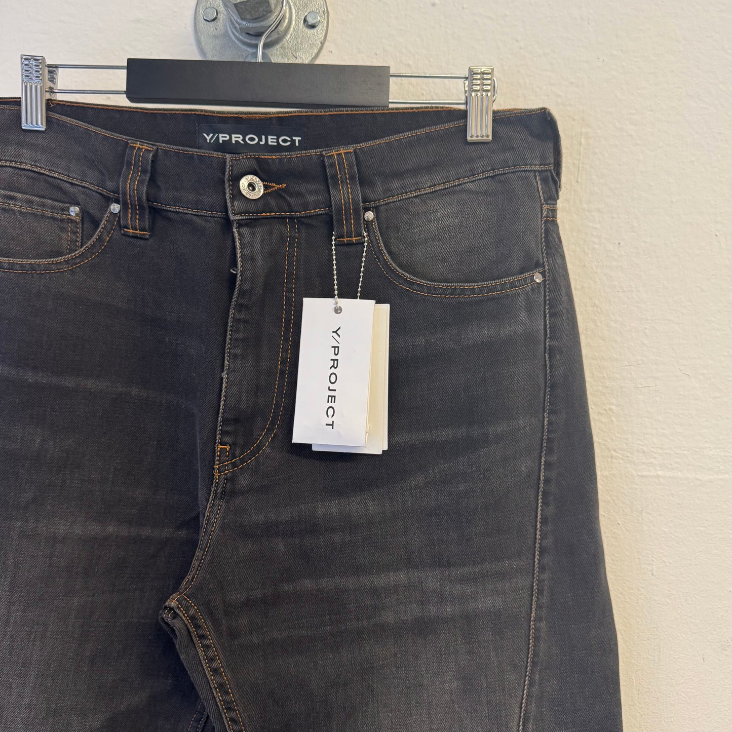 Y/PROJECT SS23 Black Faded Jeans