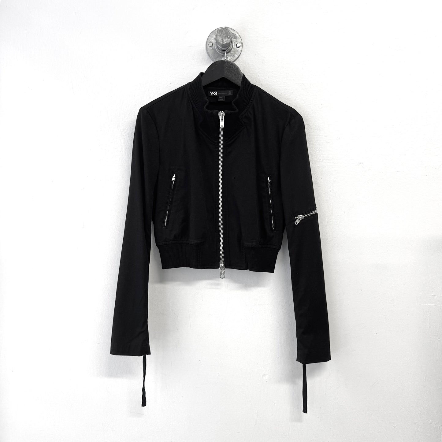 YOHJI YAMAMOTO Y3 Cropped Bomber Jacket