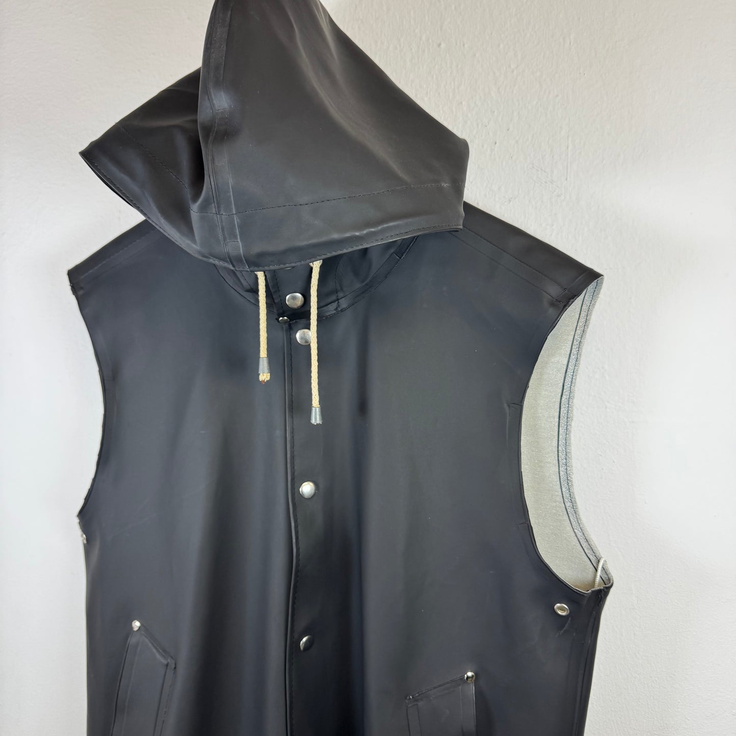 STUTTERHEIM Black Rubber Raincoat