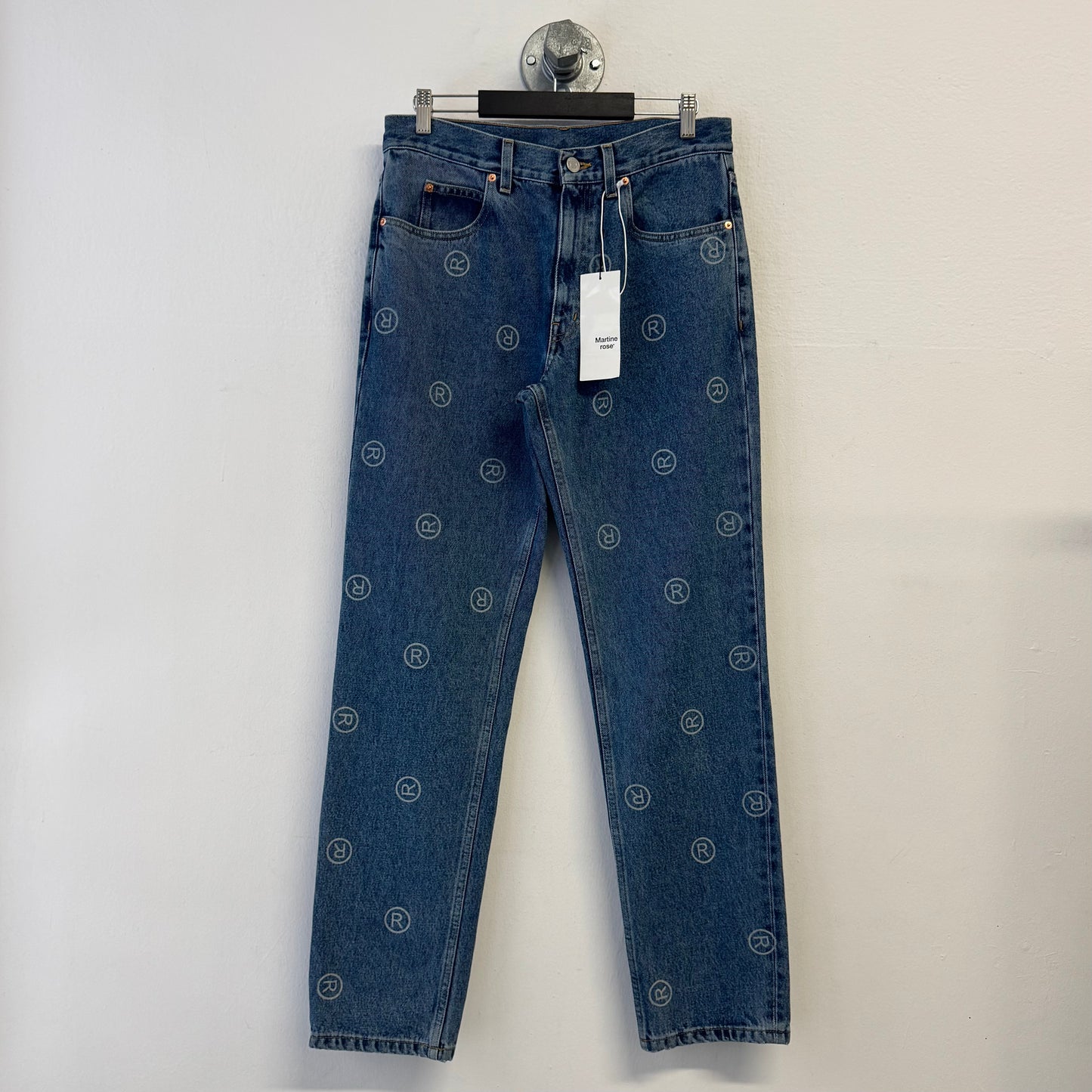 MARTINE ROSE Logo Straight Leg