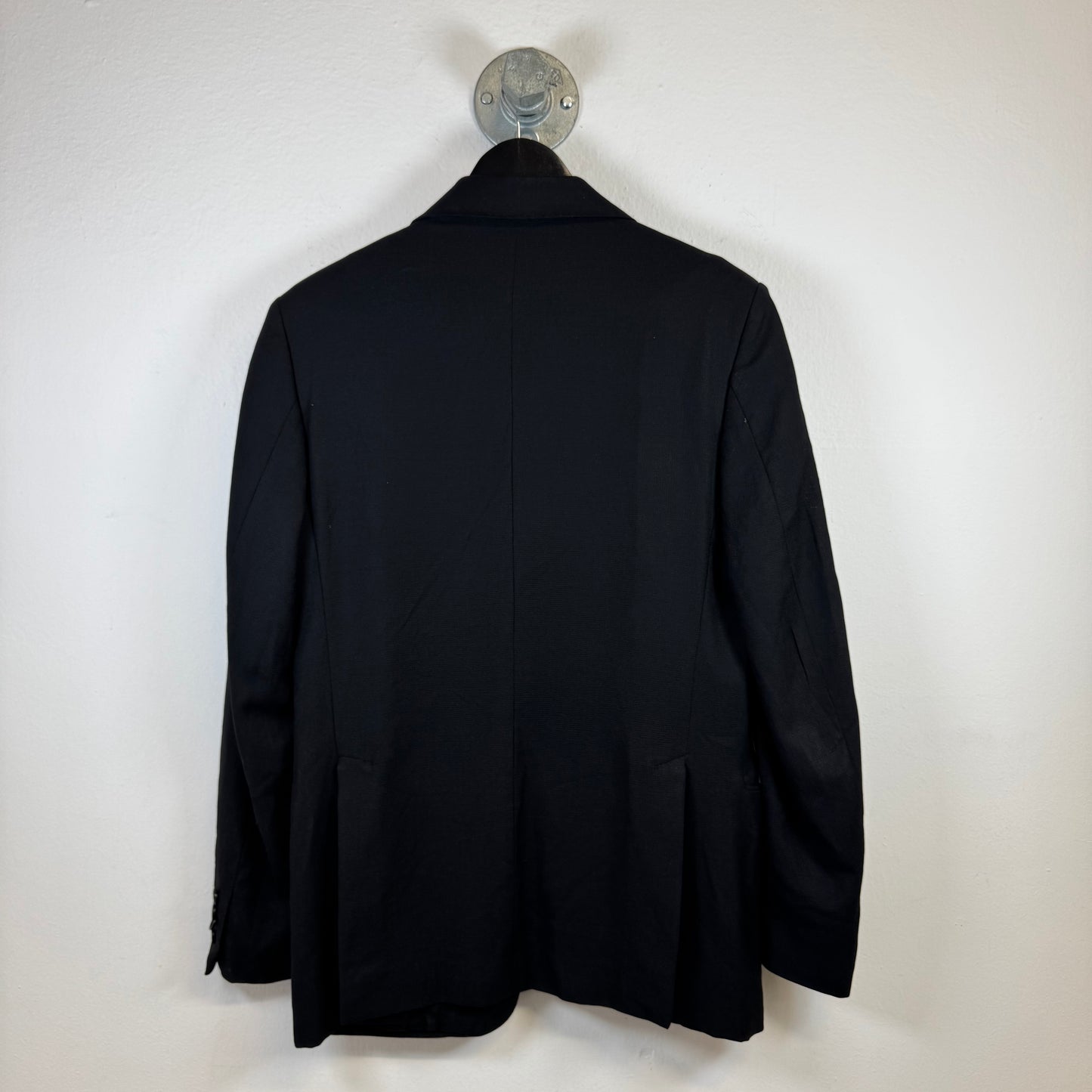 Vintage Black Wool Blazer