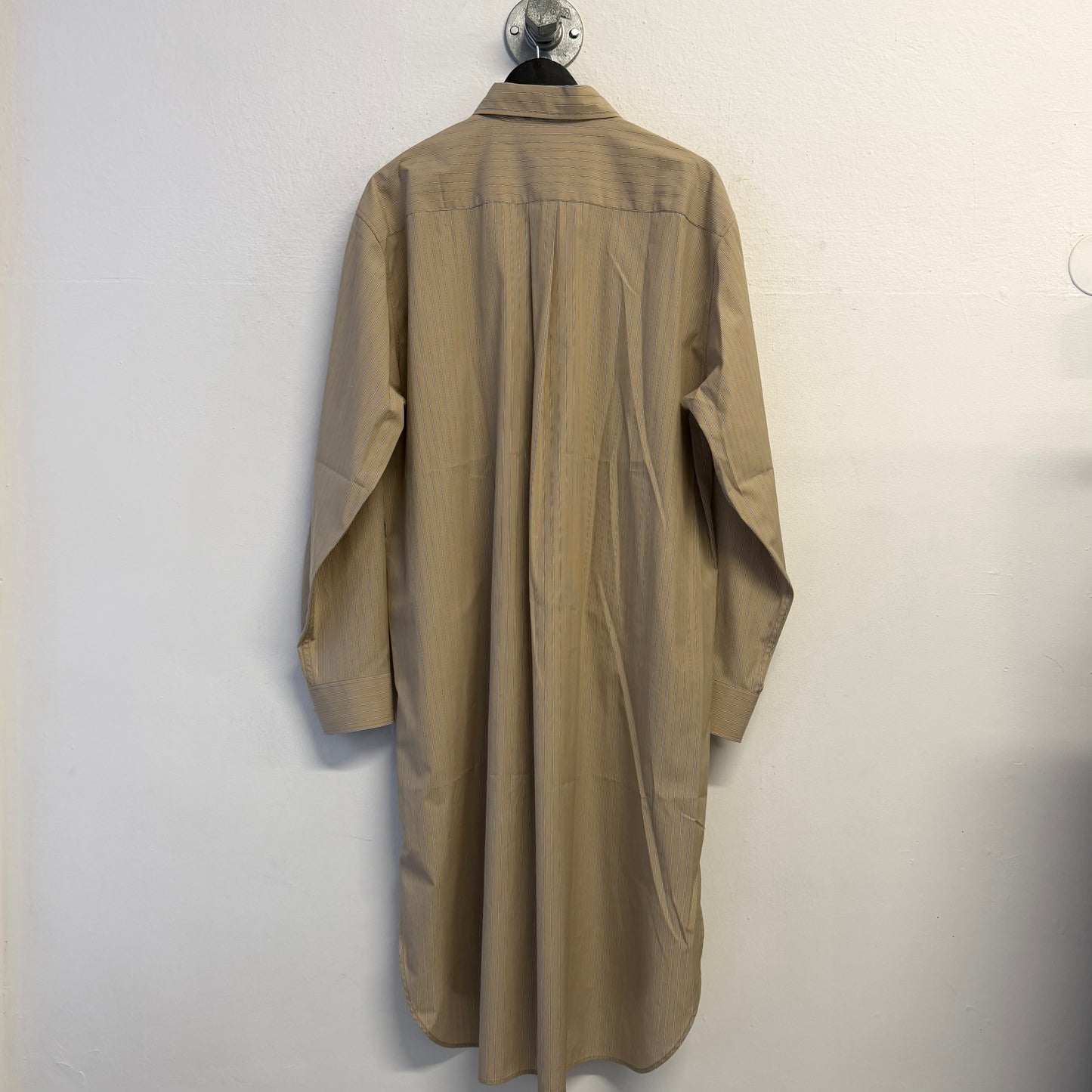 DRIES VAN NOTEN Striped Cotton Shirt Dress