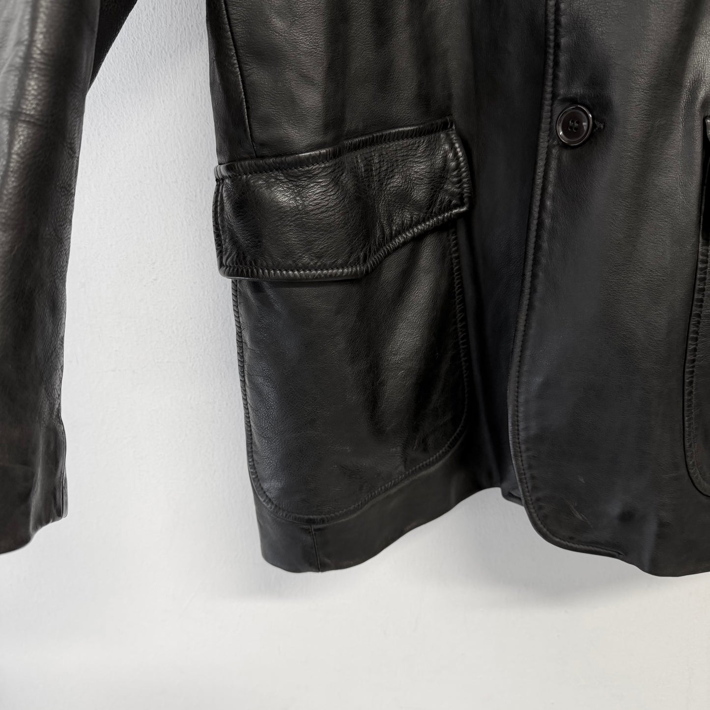 C.P. COMPANY Leather Blazer Jacket