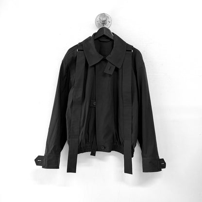 ISSEY MIYAKE Homme Plissé Parachute Bomber Jacket