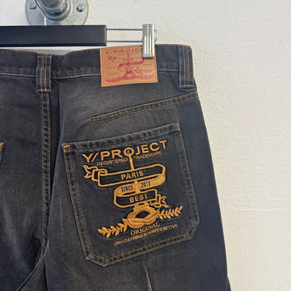 Y/PROJECT SS23 Black Faded Jeans