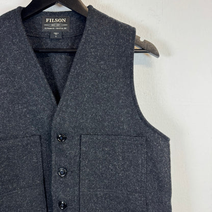 FILSON Virgin Wool Vest Black/Charcoal