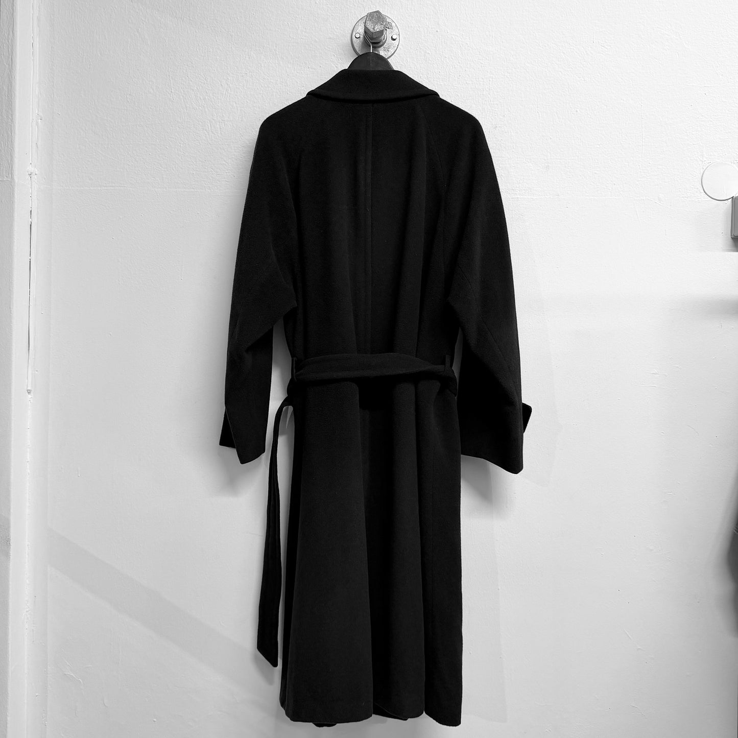YVES SAINT LAURENT YSL 90s Wool Trench Belted Coat