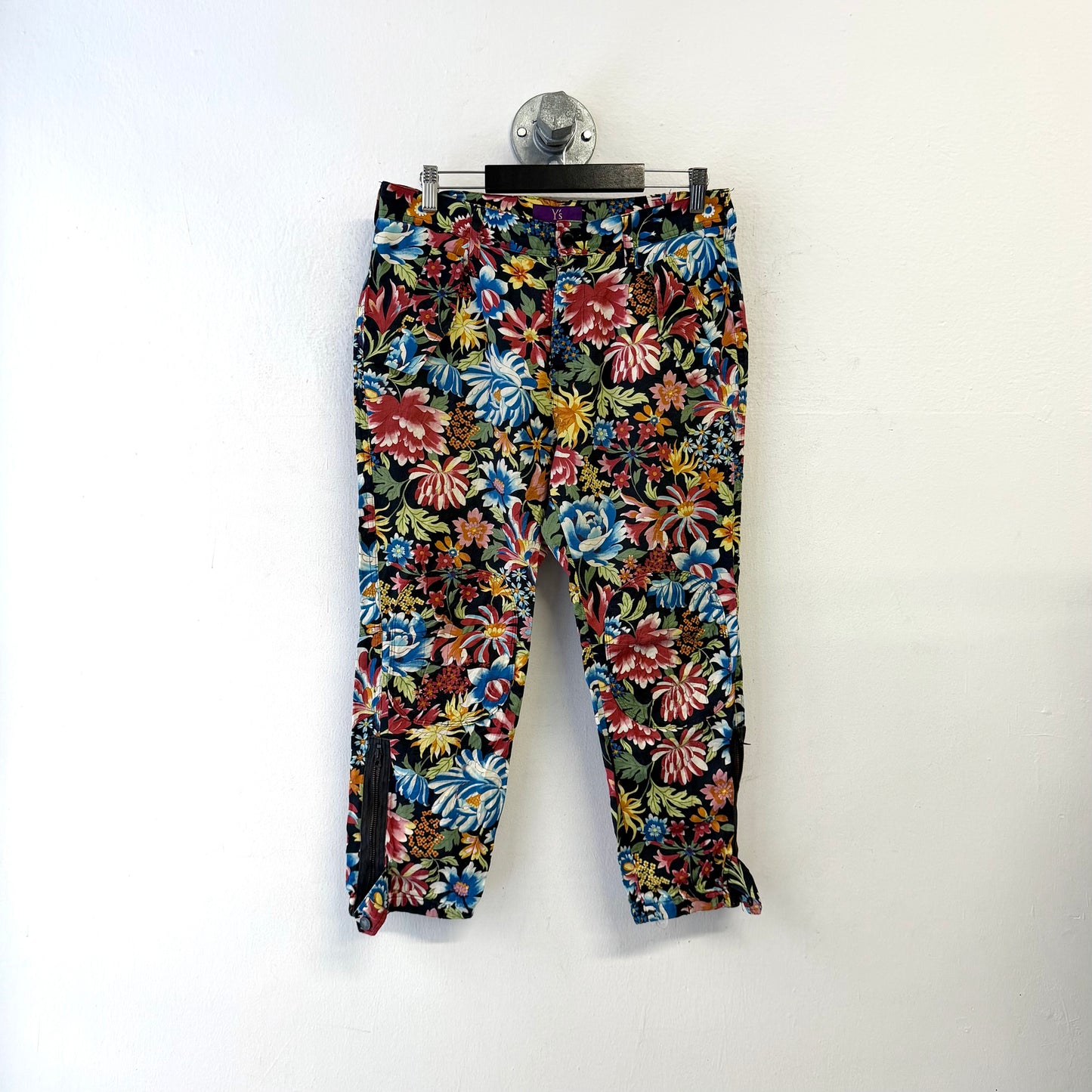 YOHJI YAMAMOTO Y’S Double Knee Floral Pants